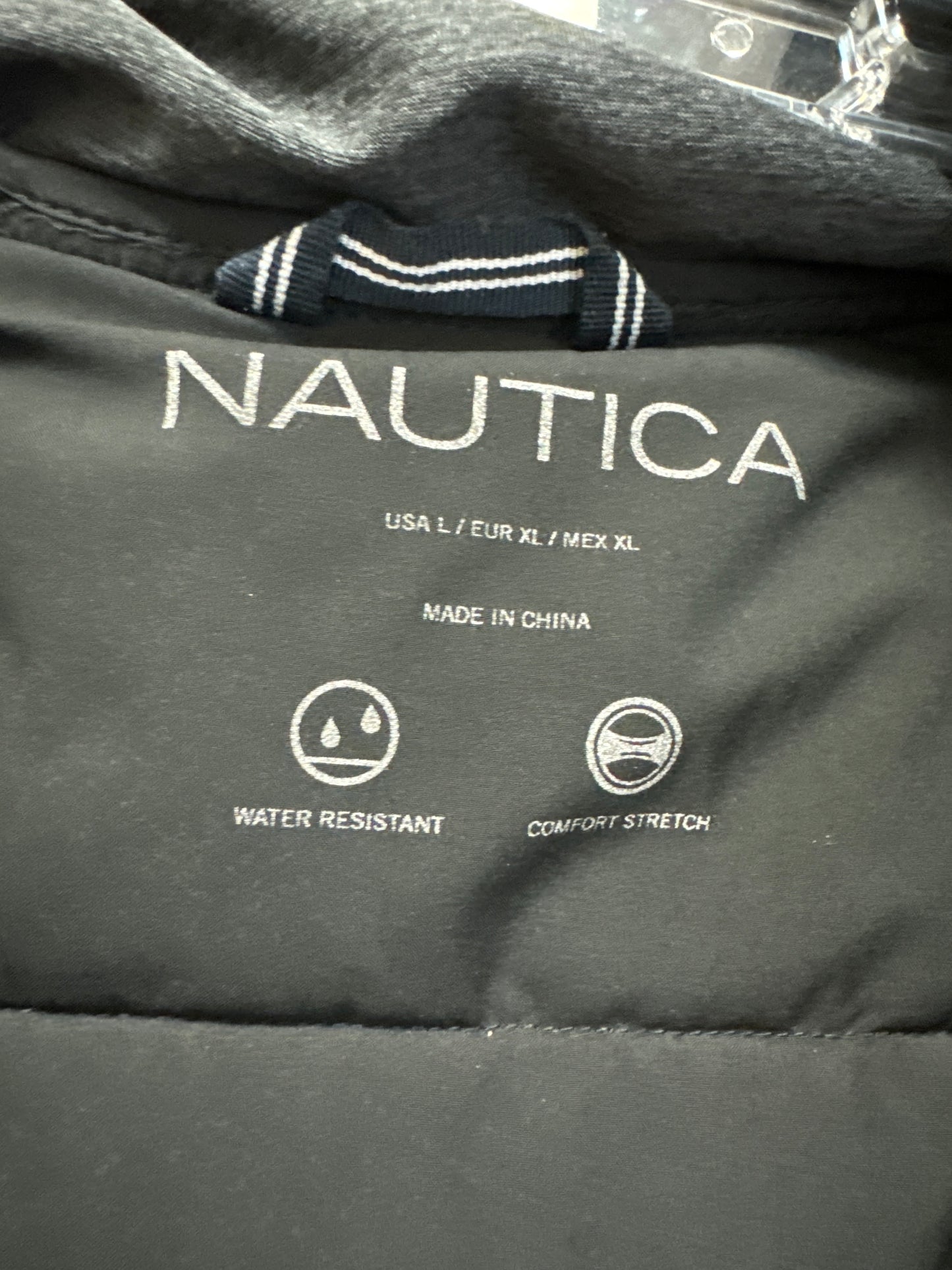 Coat Puffer & Quilted By Nautica In Grey, Size: L