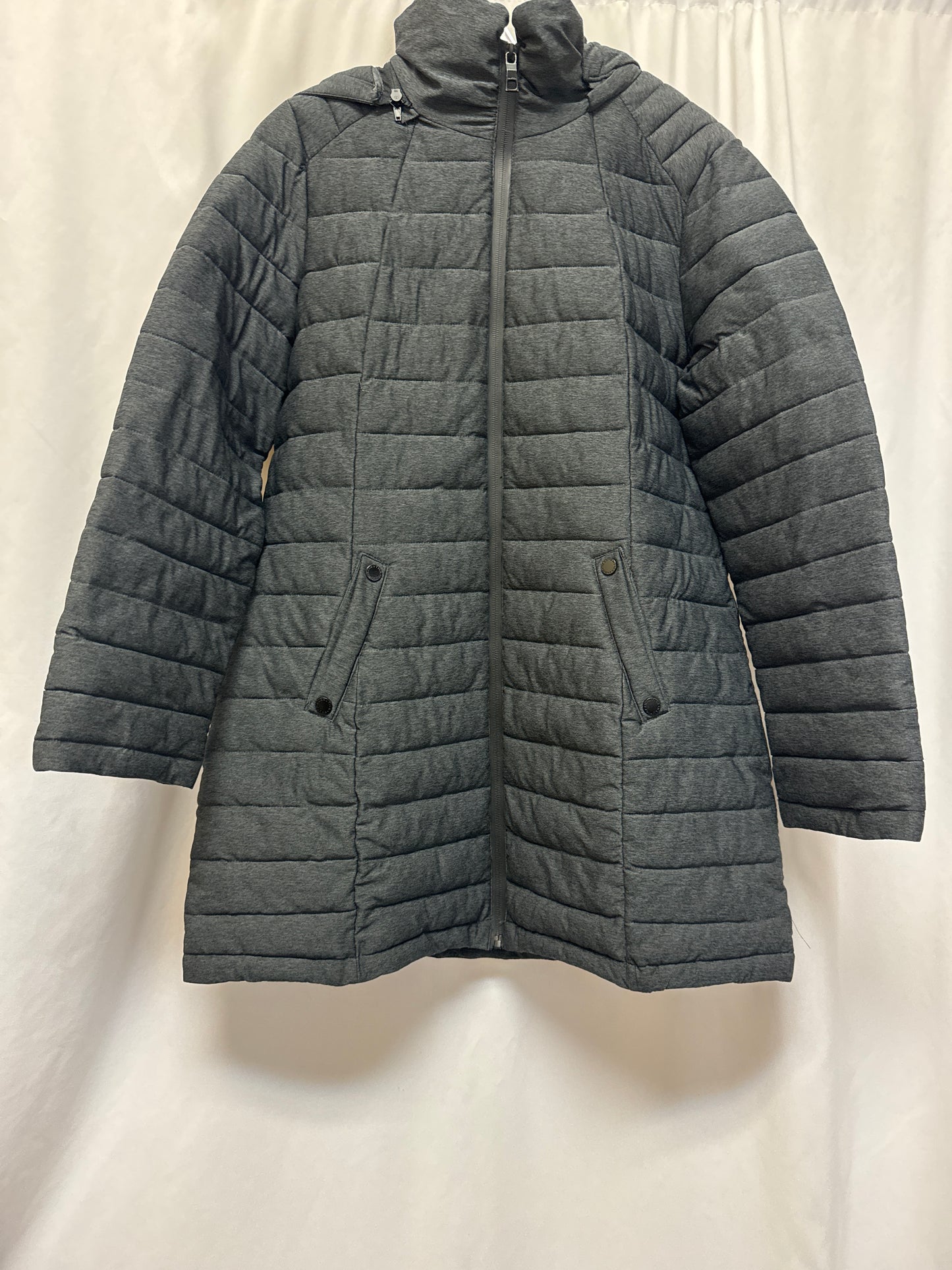 Coat Puffer & Quilted By Nautica In Grey, Size: L