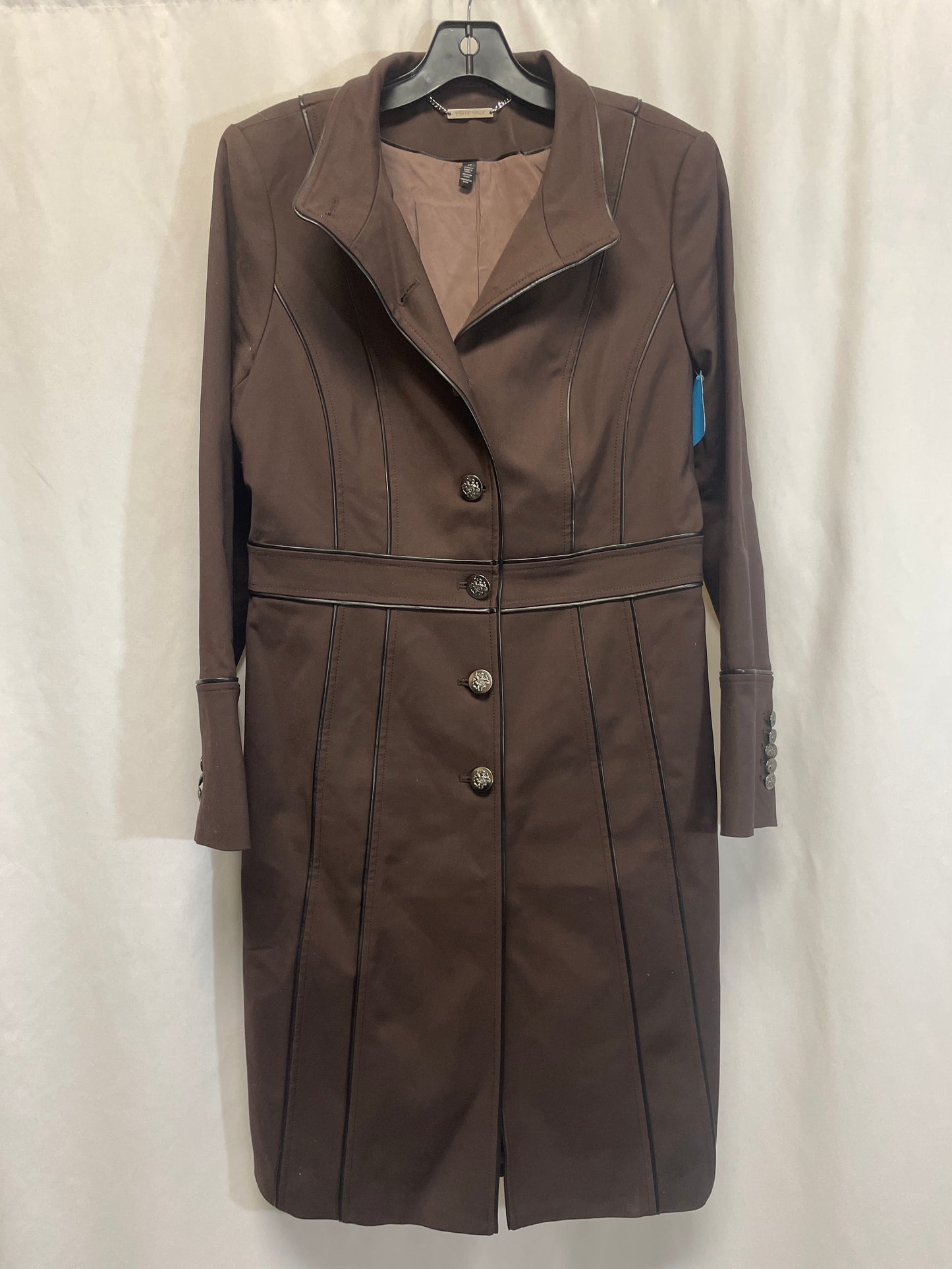 Coat Trench Coat By White House Black Market In Brown, Size: M