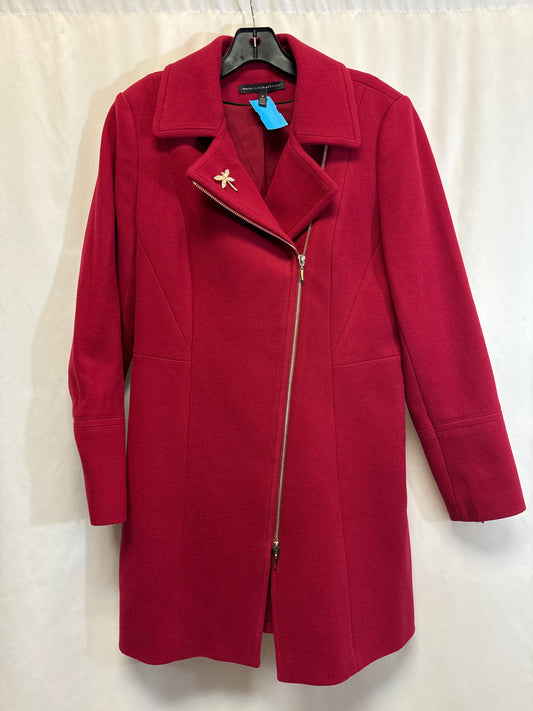 Coat Peacoat By White House Black Market In Red, Size: M