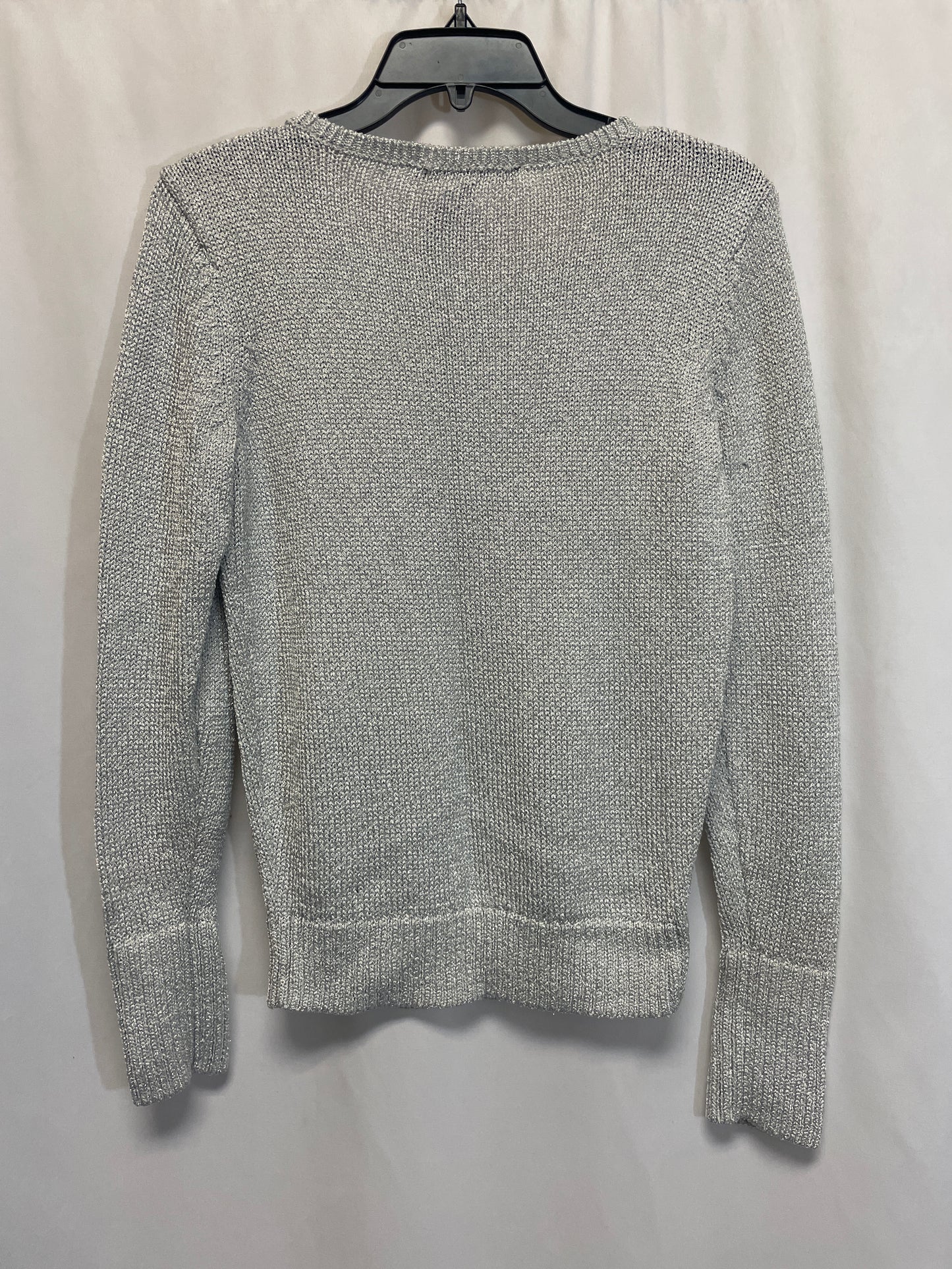 Sweater By White House Black Market In Silver, Size: M