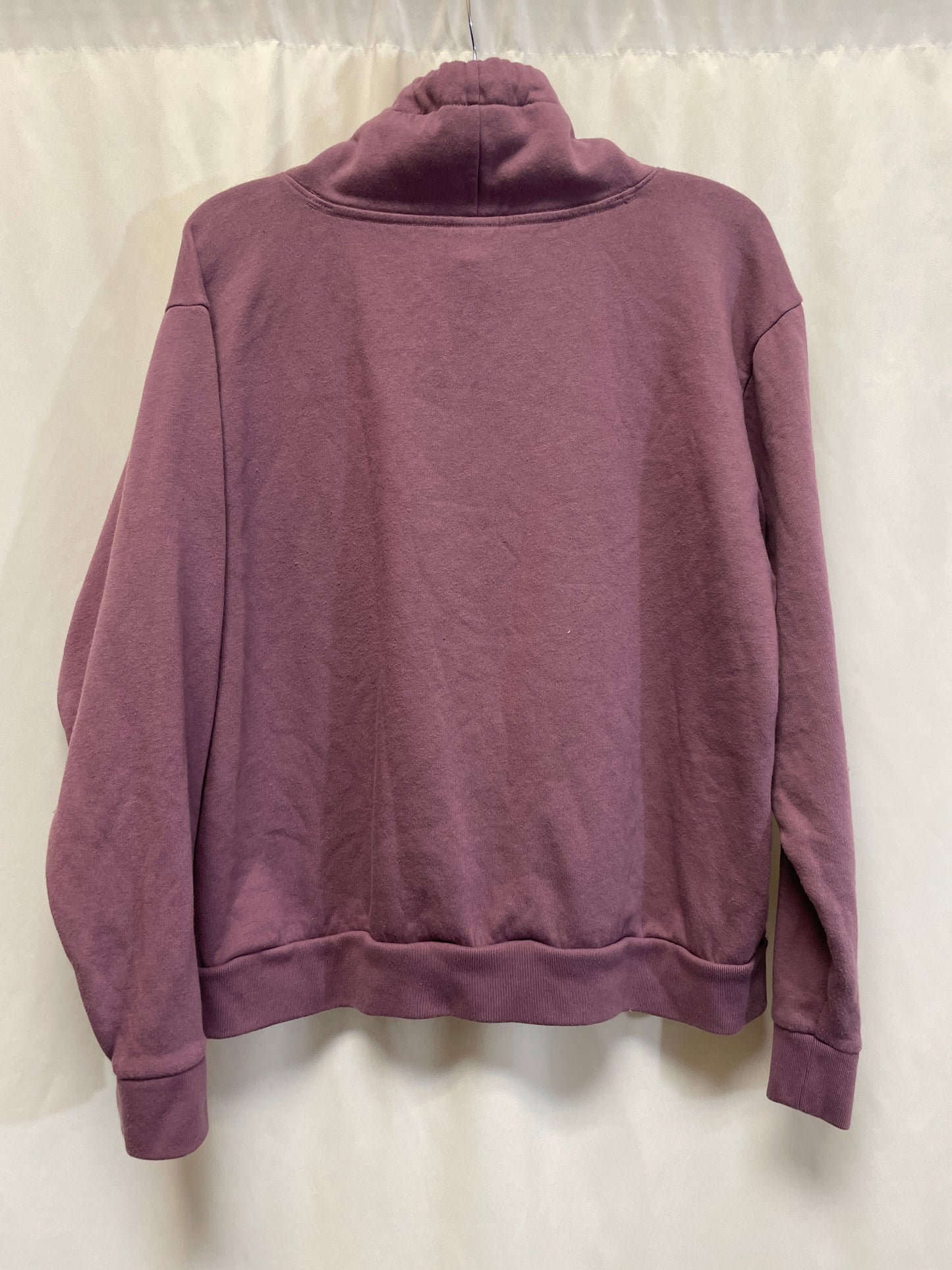 Sweatshirt Crewneck By Pink In Purple, Size: L