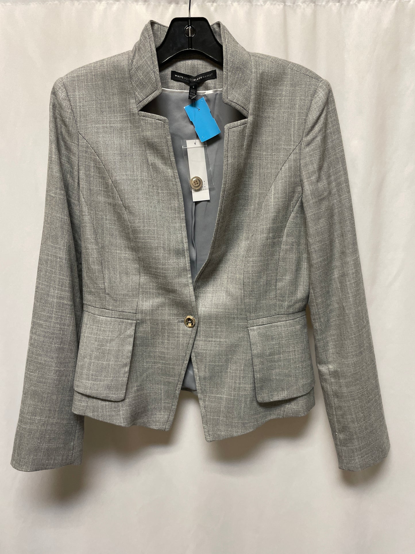 Blazer By White House Black Market In Grey, Size: S