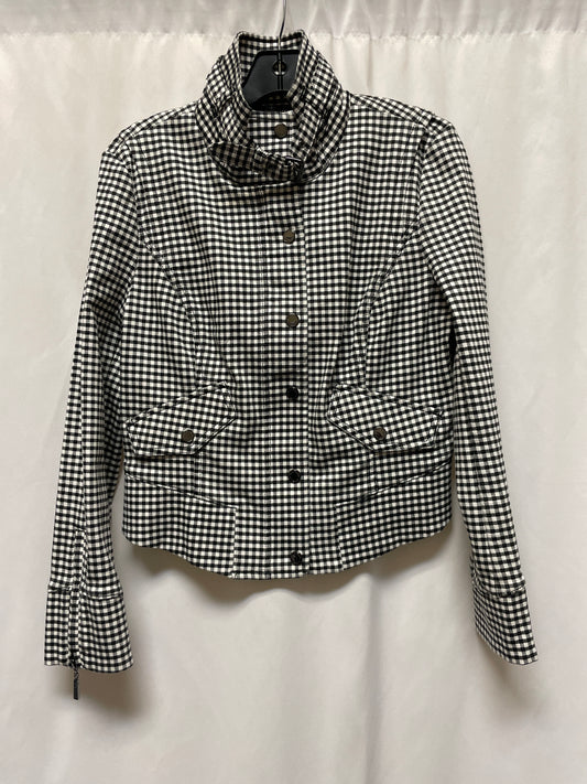 Jacket Moto By White House Black Market In Black & White, Size: S