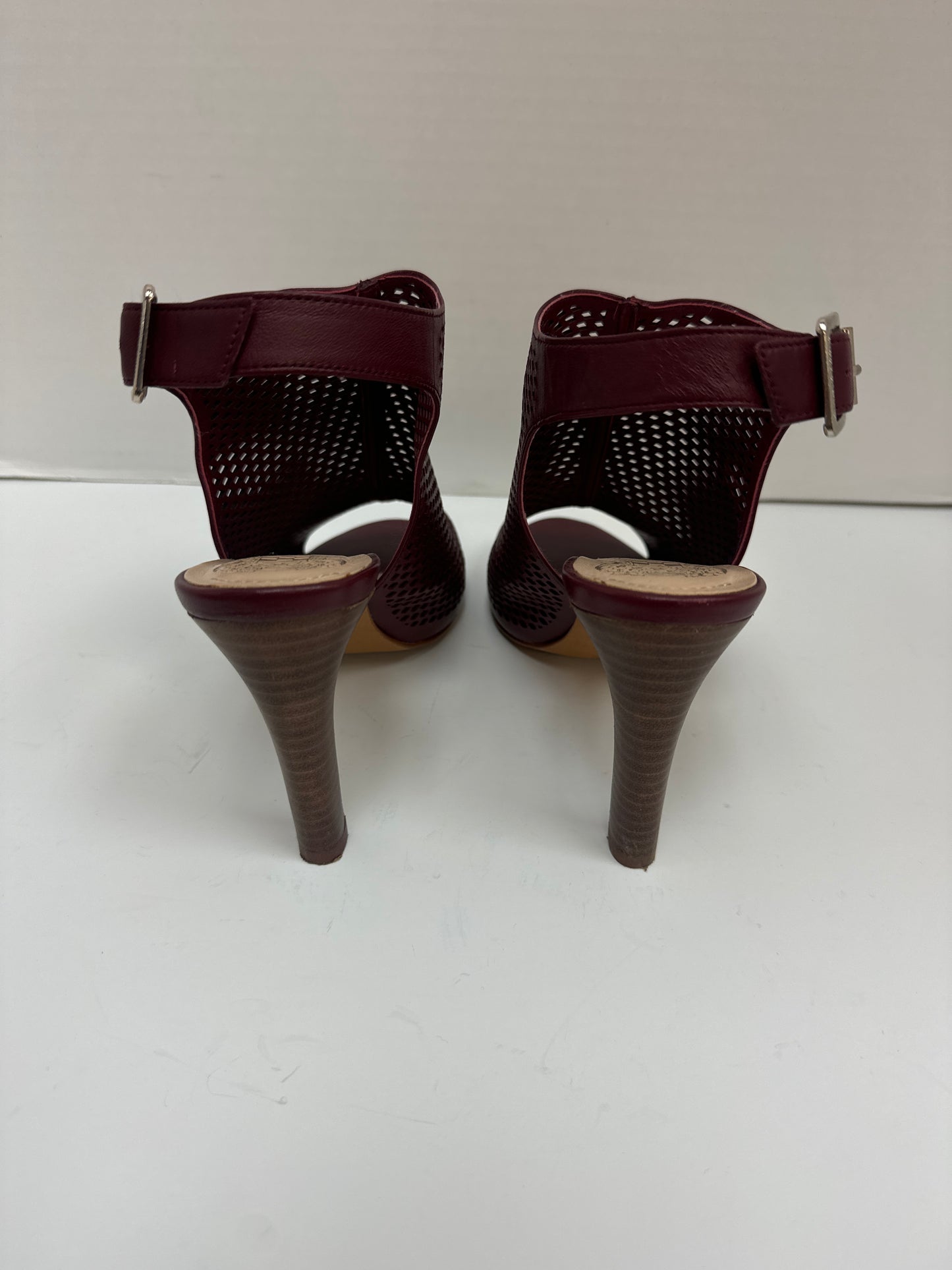 Shoes Heels Stiletto By Vince Camuto In Maroon, Size: 7.5