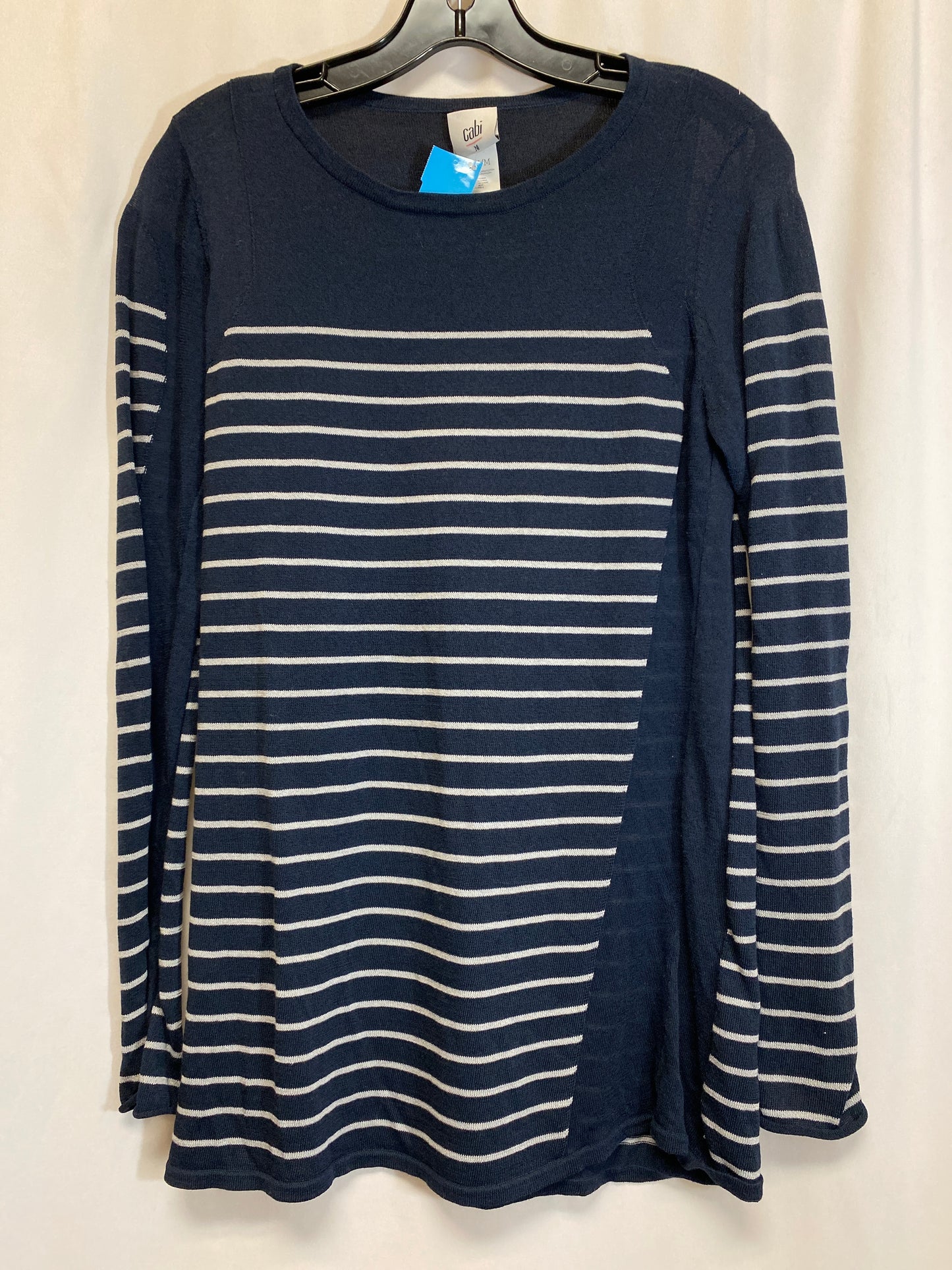 Top Long Sleeve By Cabi In Blue, Size: M