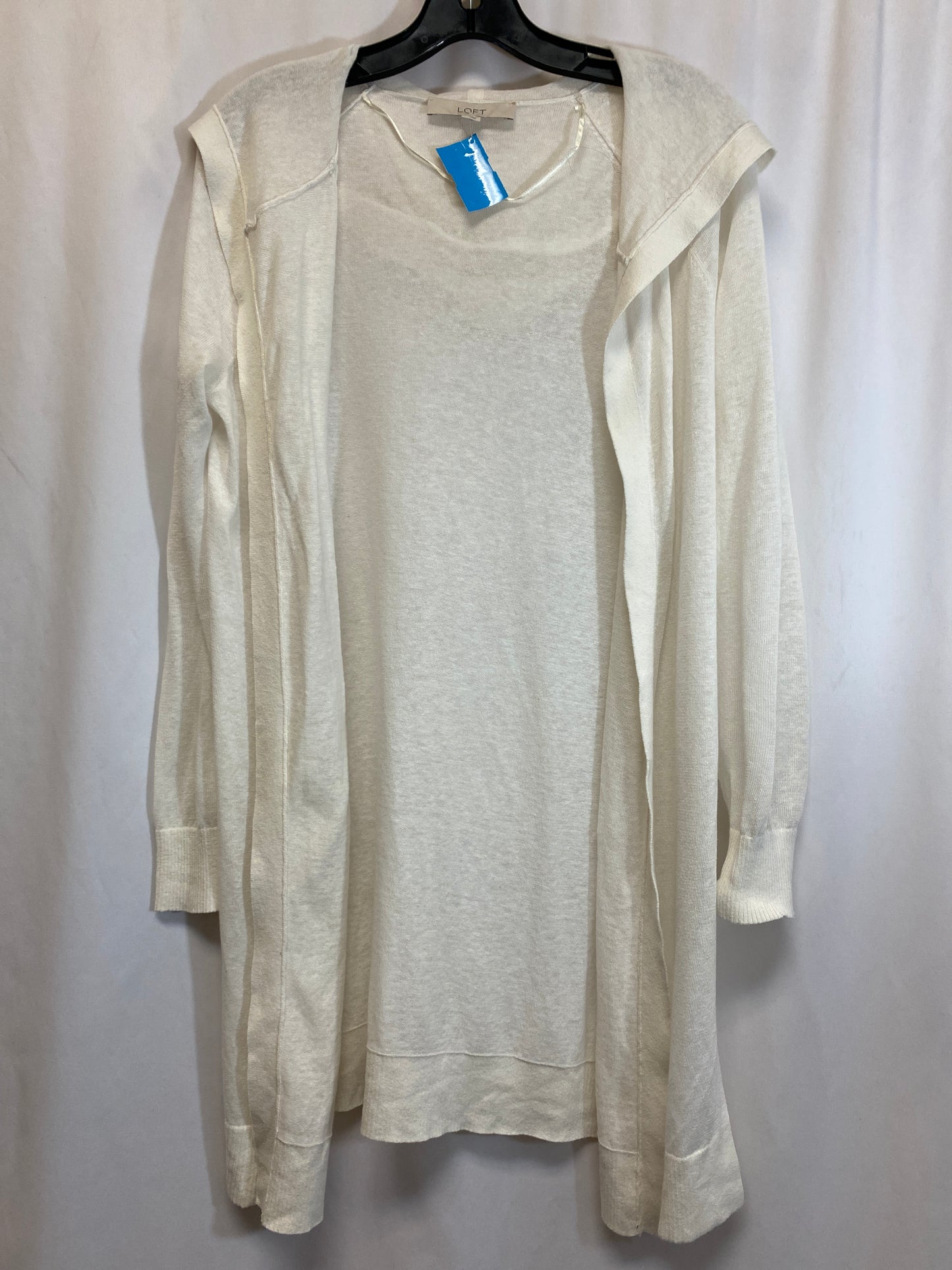 Cardigan By Loft In White, Size: M