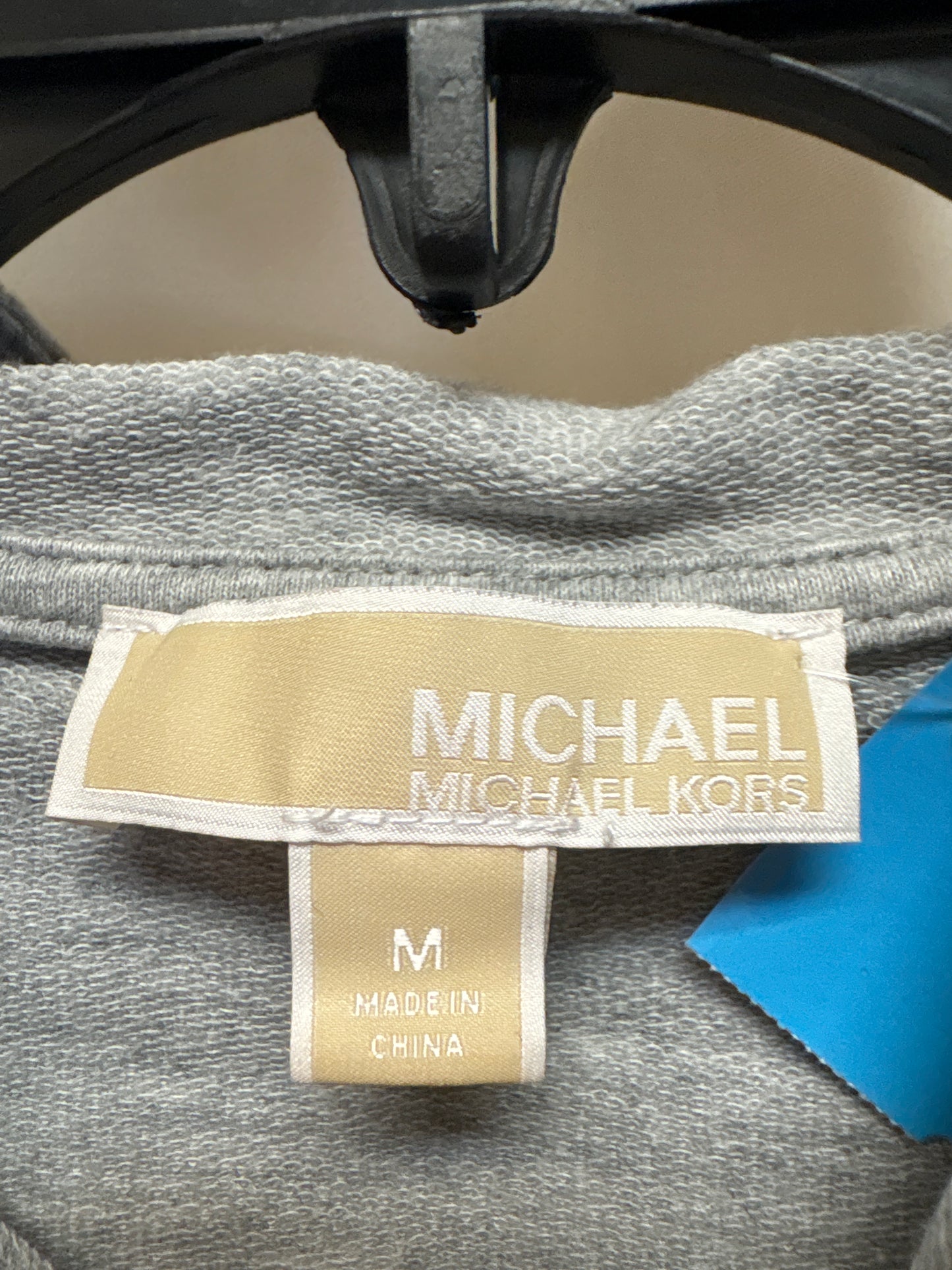 Sweatshirt Hoodie By Michael By Michael Kors In Grey, Size: M