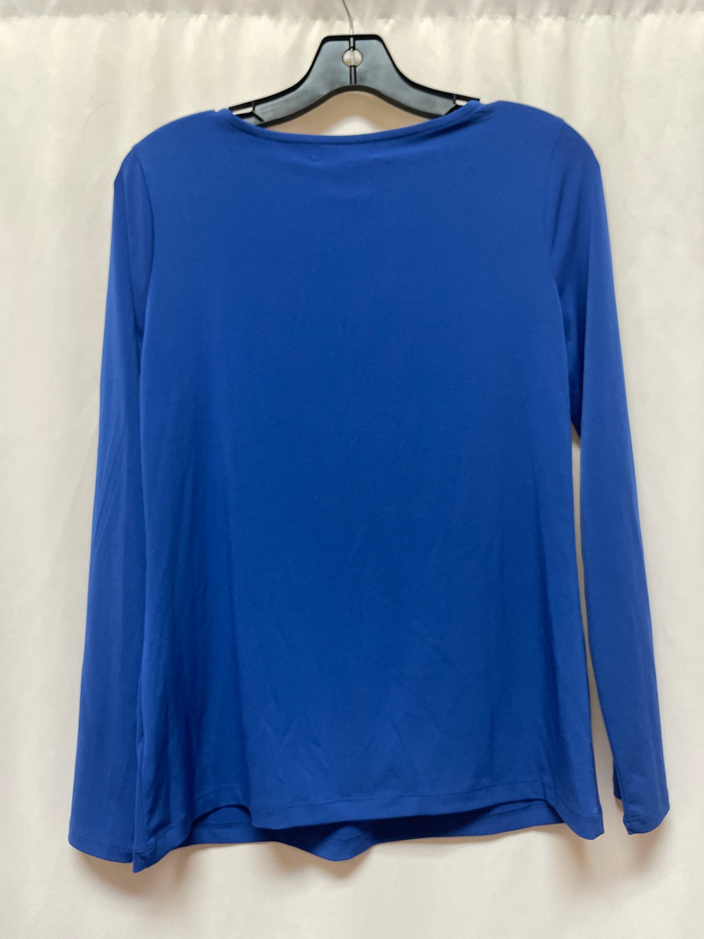 Top Long Sleeve By Liz Claiborne In Blue, Size: M