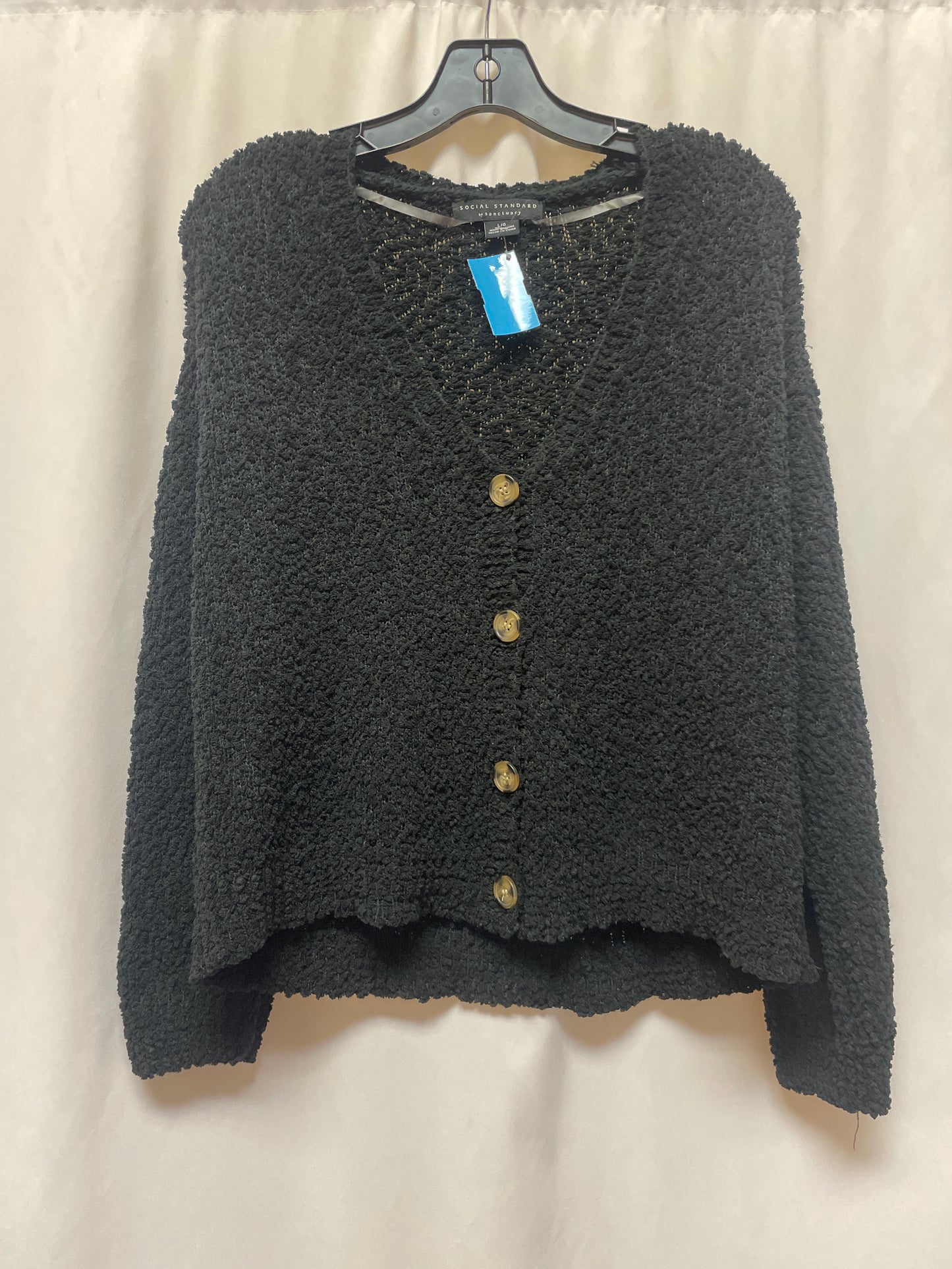 Sweater By Social Standard By Sanctuary In Black, Size: L