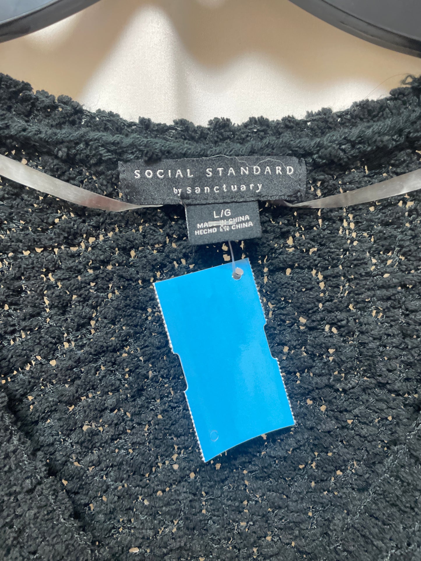 Sweater By Social Standard By Sanctuary In Black, Size: L