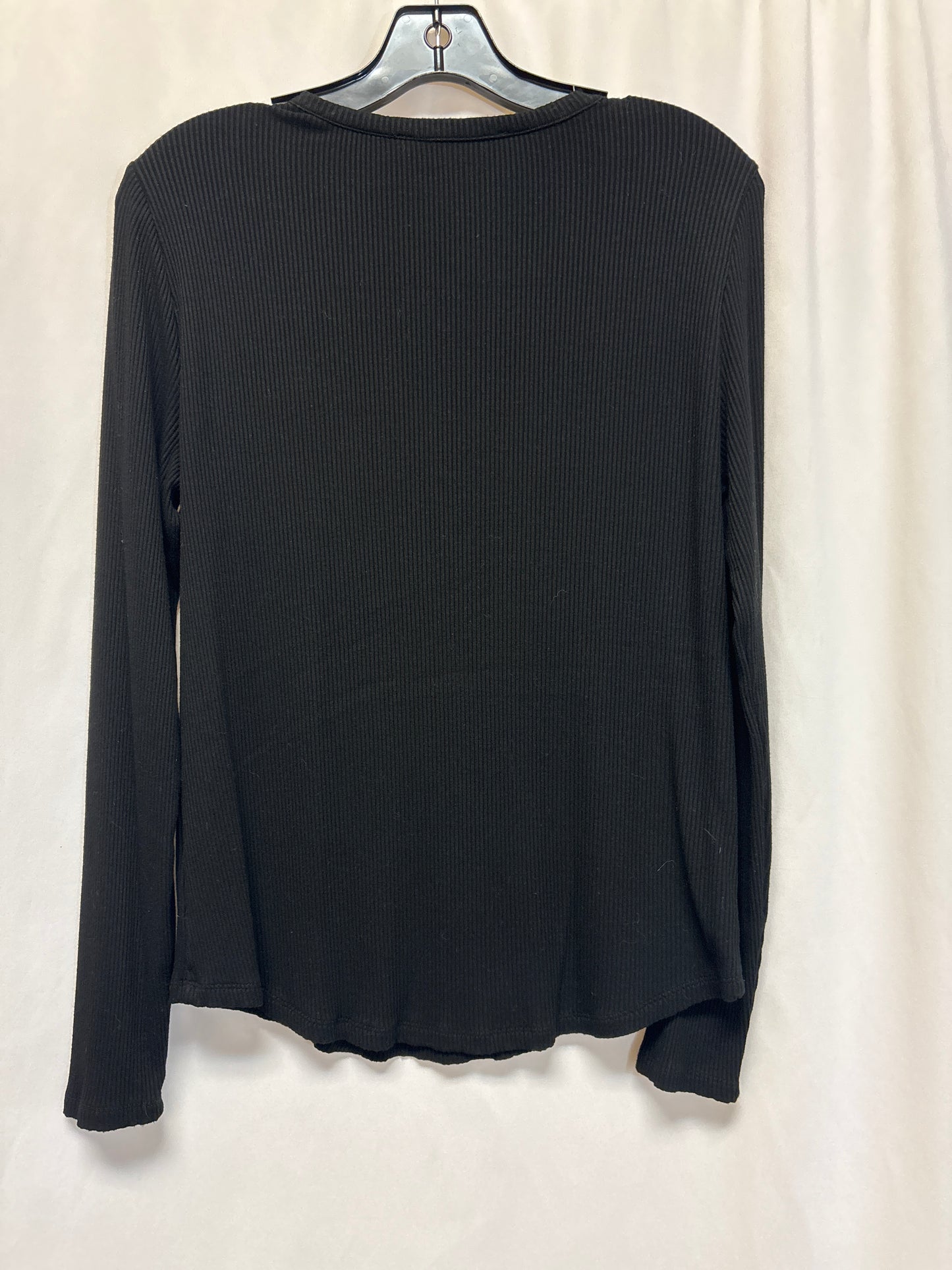 Top Long Sleeve By White House Black Market In Black, Size: M