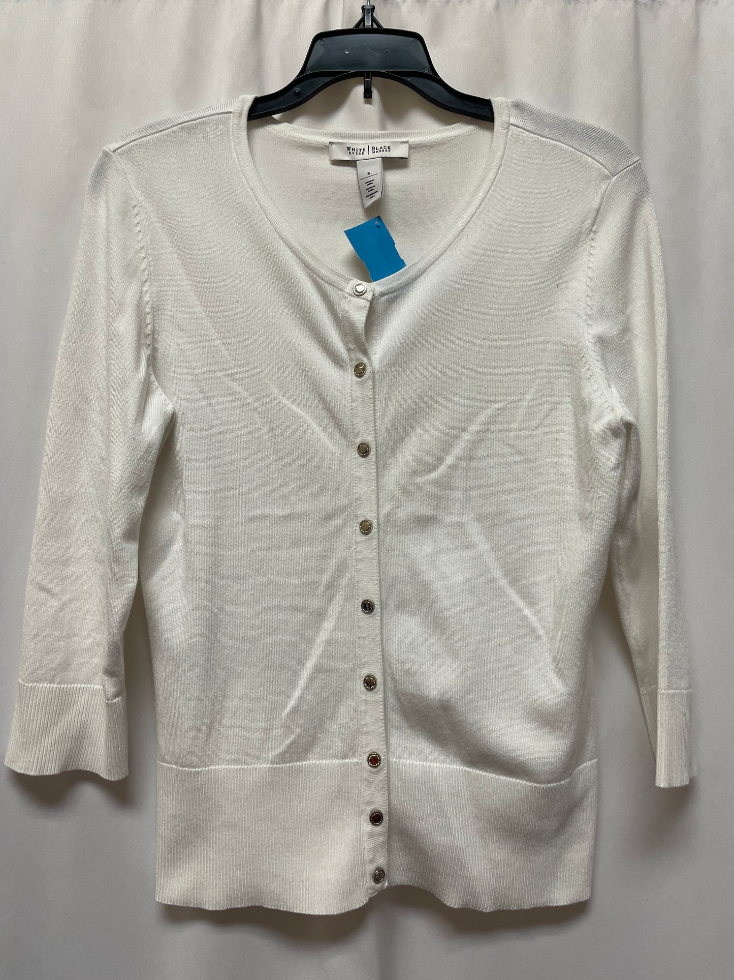 Cardigan By White House Black Market In White, Size: S