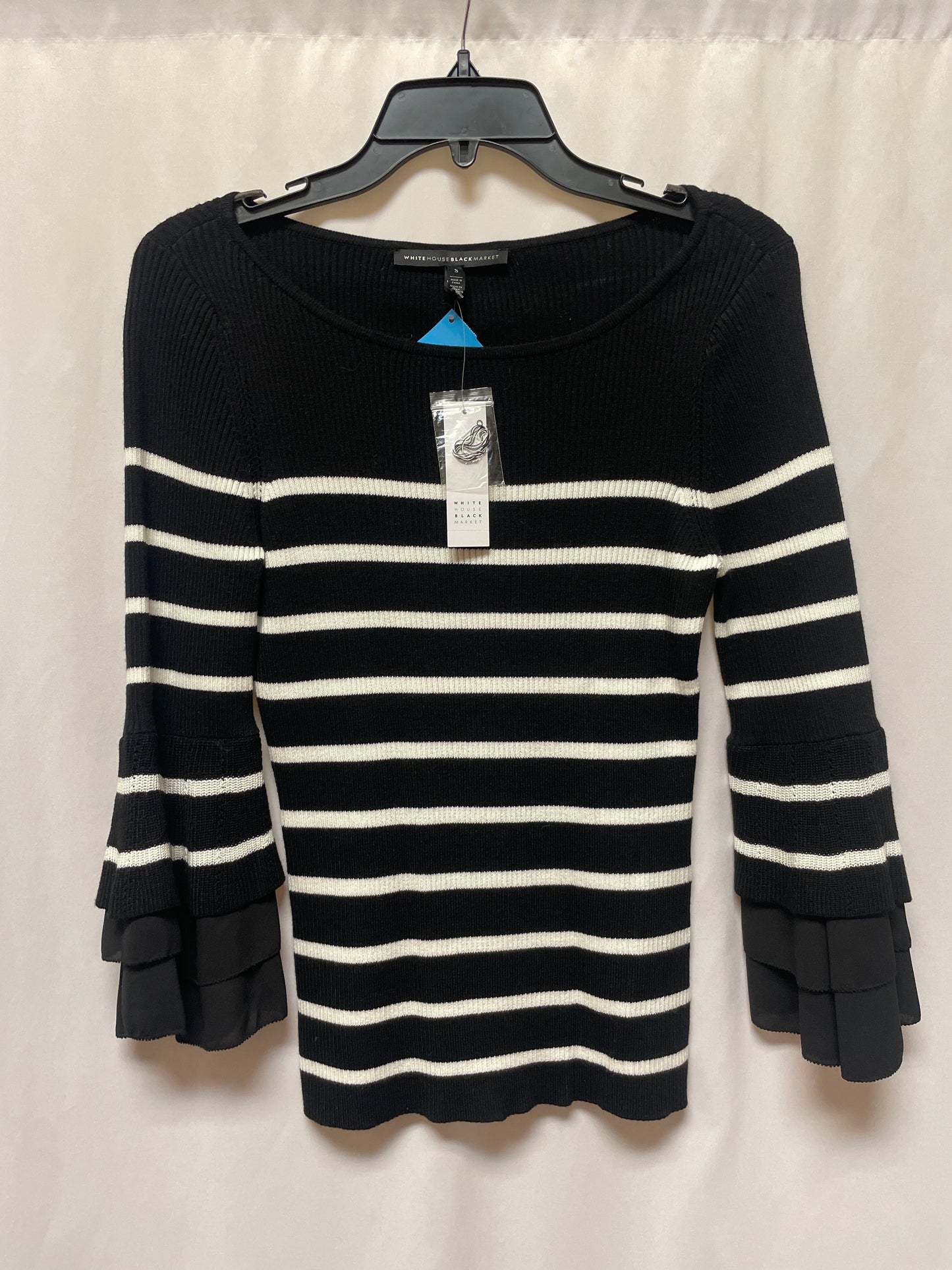 Sweater By White House Black Market In Black & White, Size: S