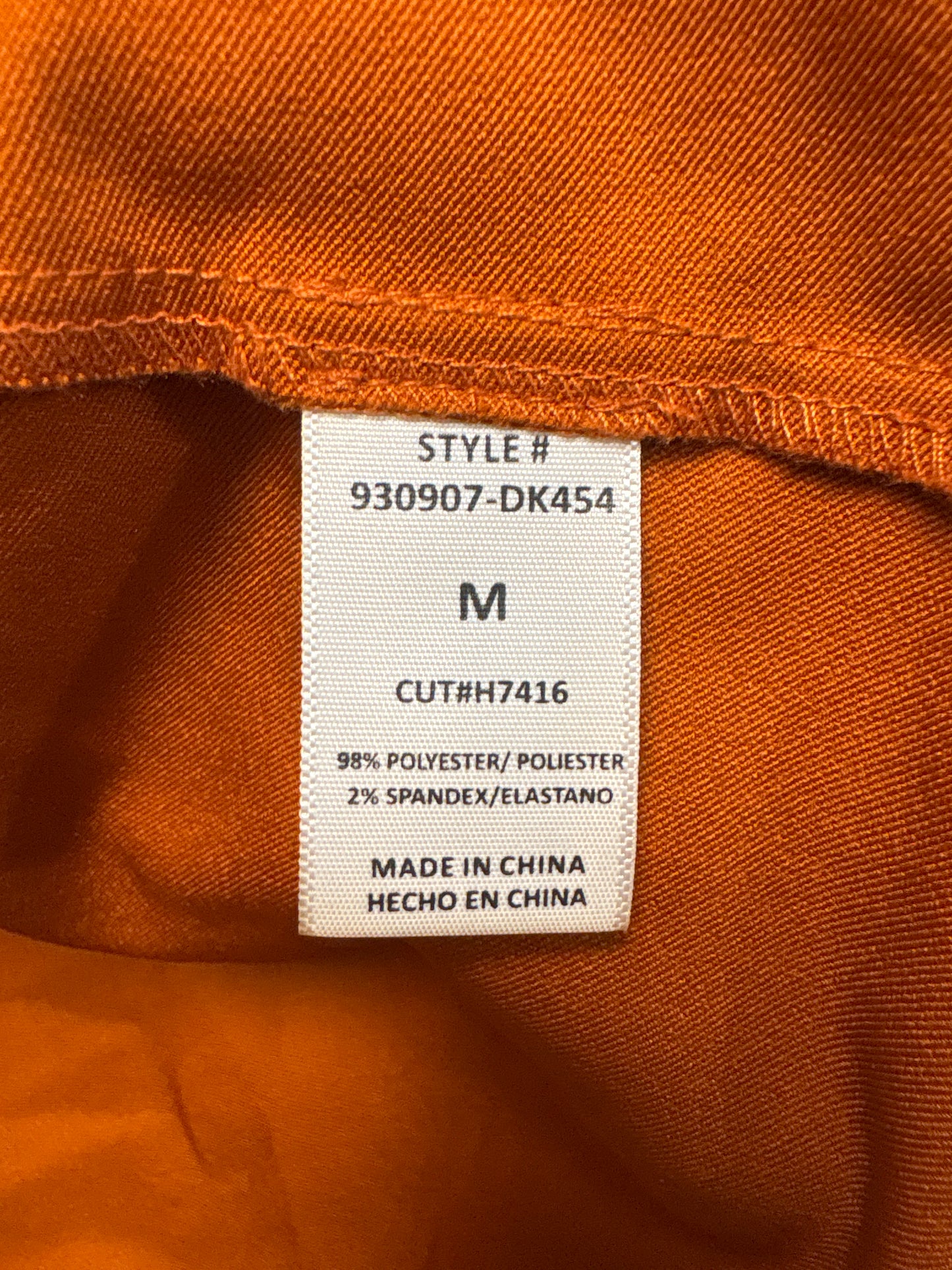 Blazer By Clothes Mentor In Orange, Size: M