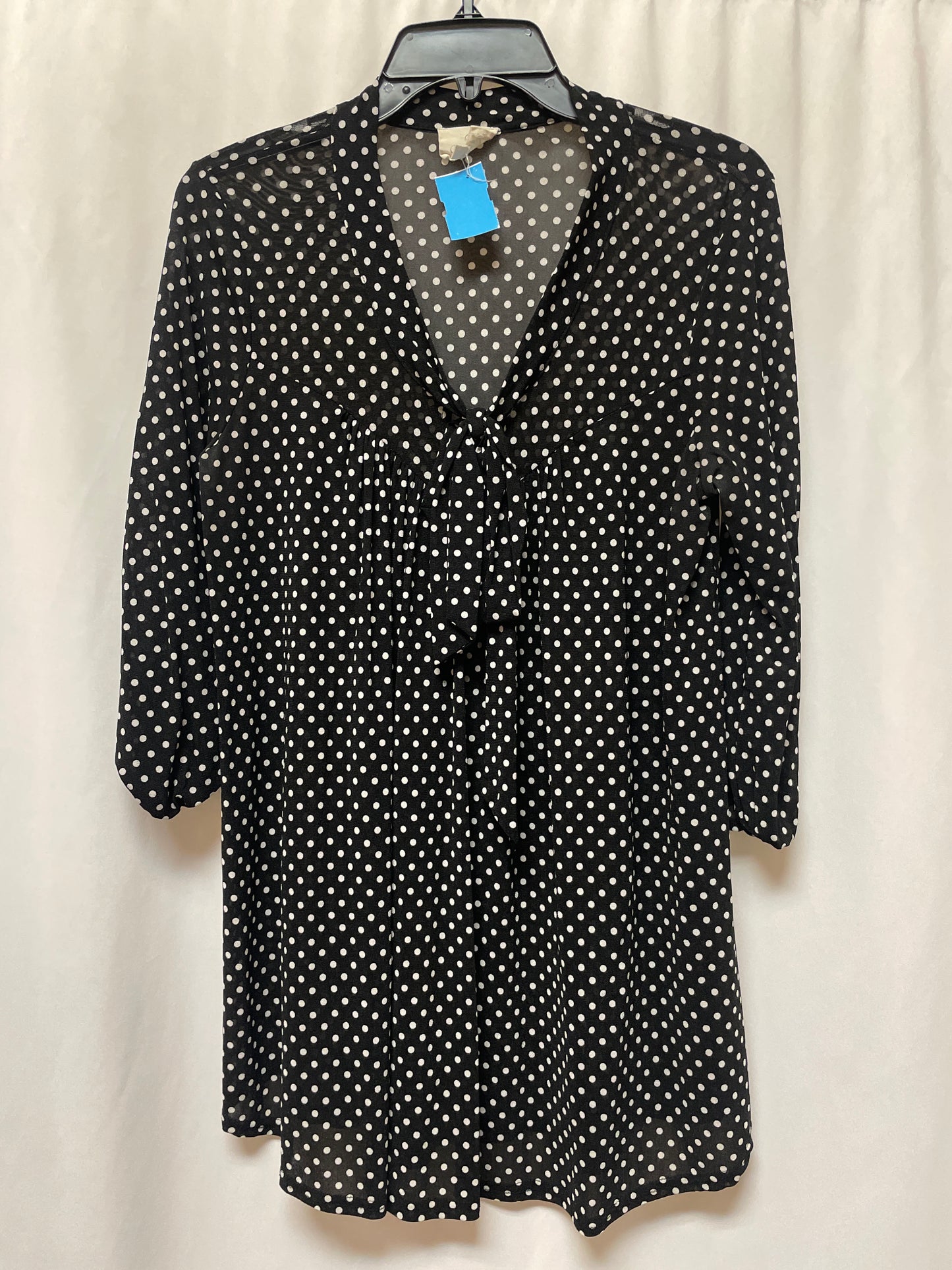 Top Long Sleeve By Clothes Mentor In Polkadot Pattern, Size: Xl