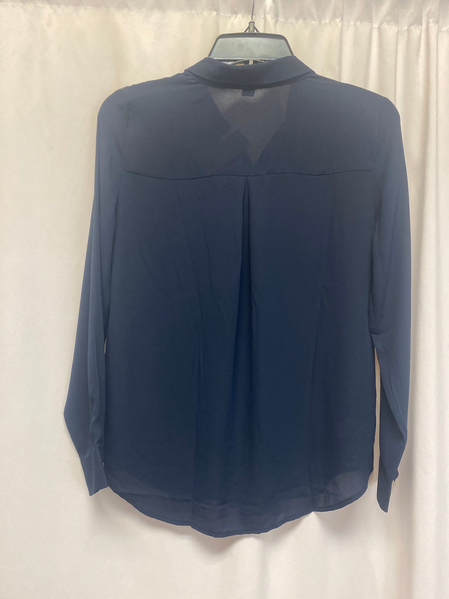 Top Long Sleeve By Ann Taylor In Blue, Size: Sp