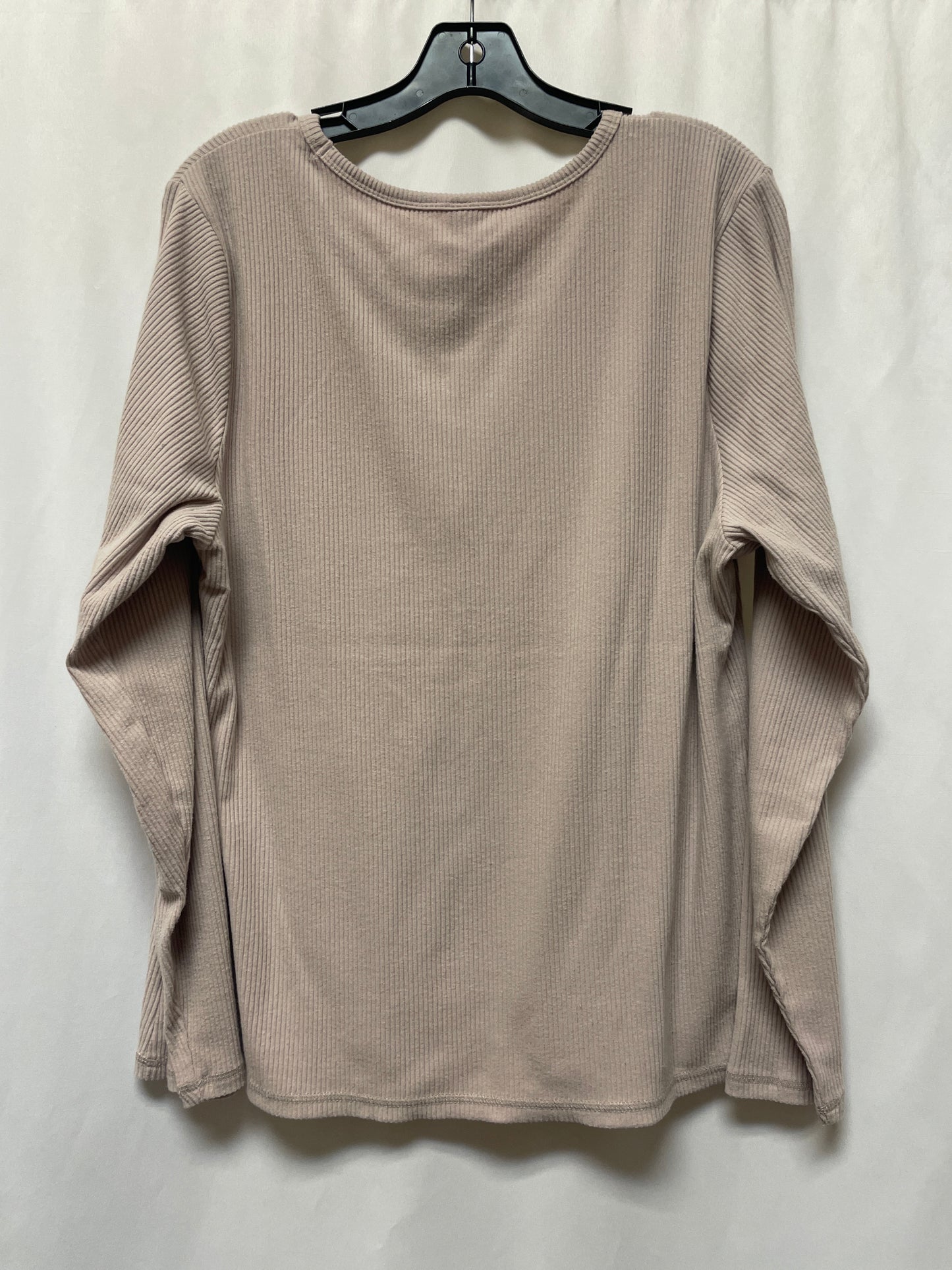 Top Long Sleeve By Old Navy In Mauve, Size: Xxl