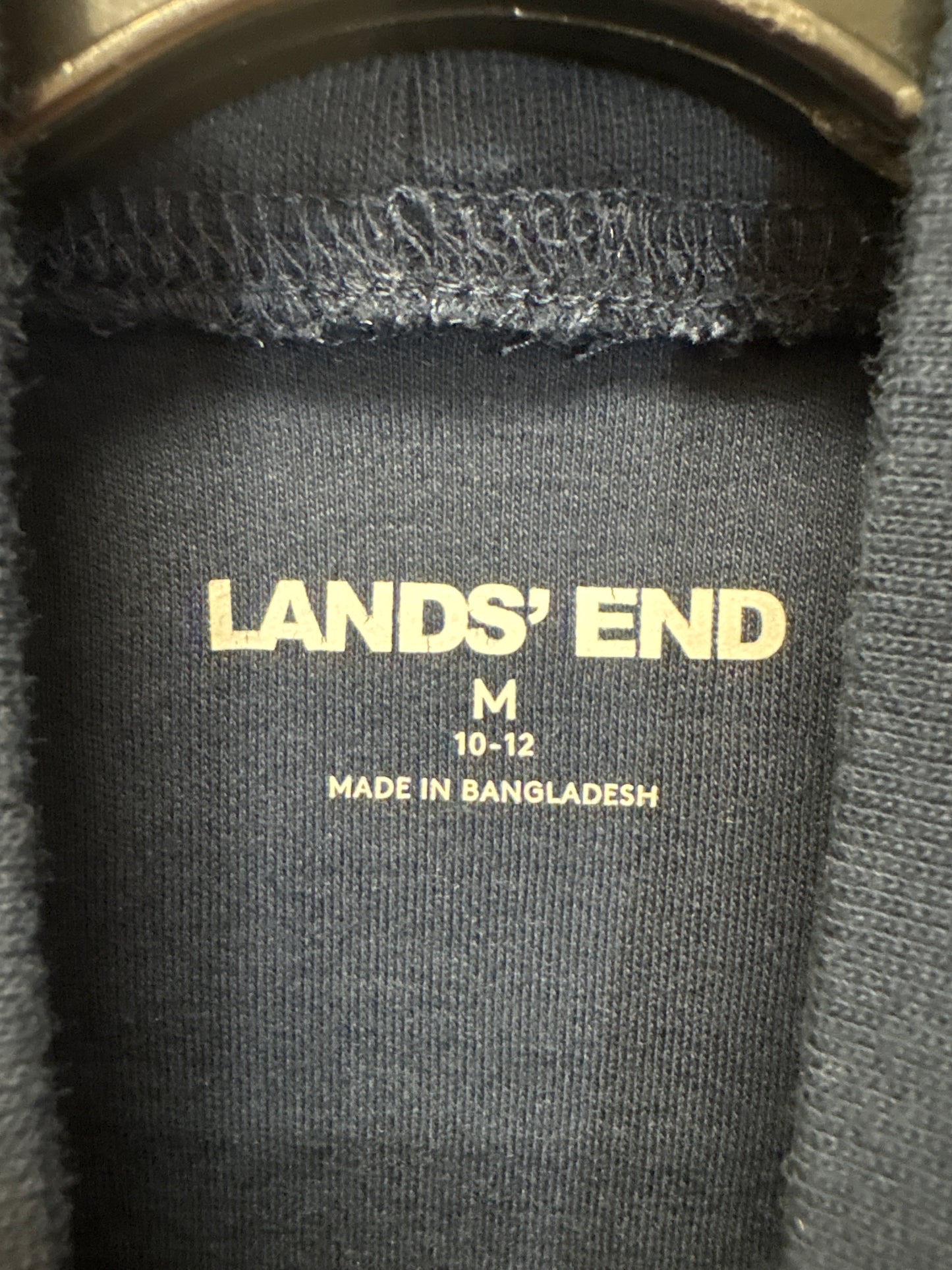 Top Long Sleeve By Lands End In Blue, Size: M