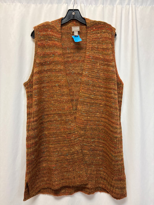 Cardigan By Chicos In Brown, Size: Xl