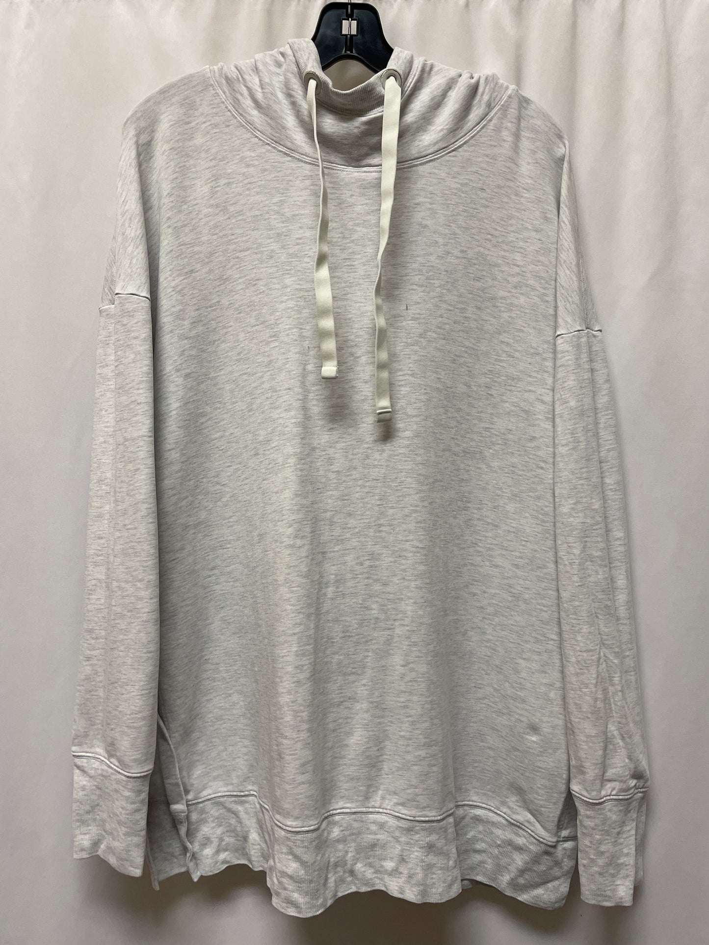 Sweatshirt Hoodie By Athleta In Grey, Size: Xl