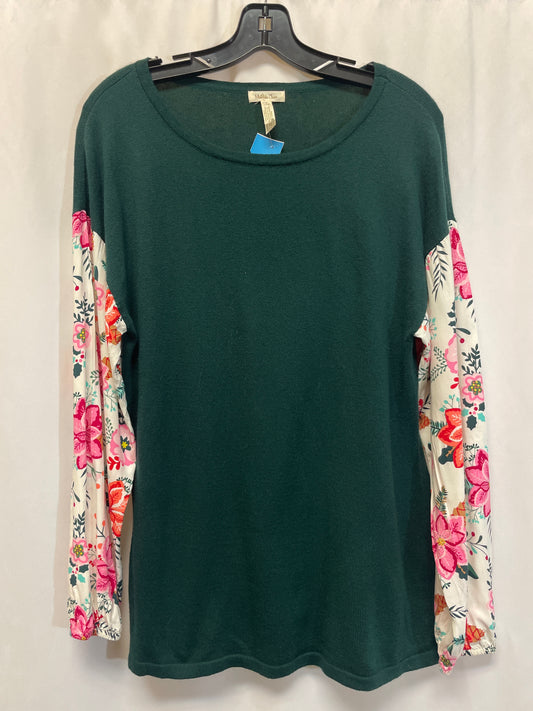 Top Long Sleeve By Matilda Jane In Green, Size: S