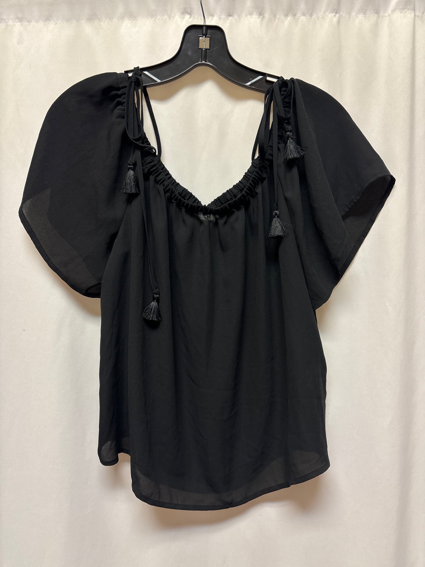 Top Short Sleeve By J. Crew In Black, Size: S