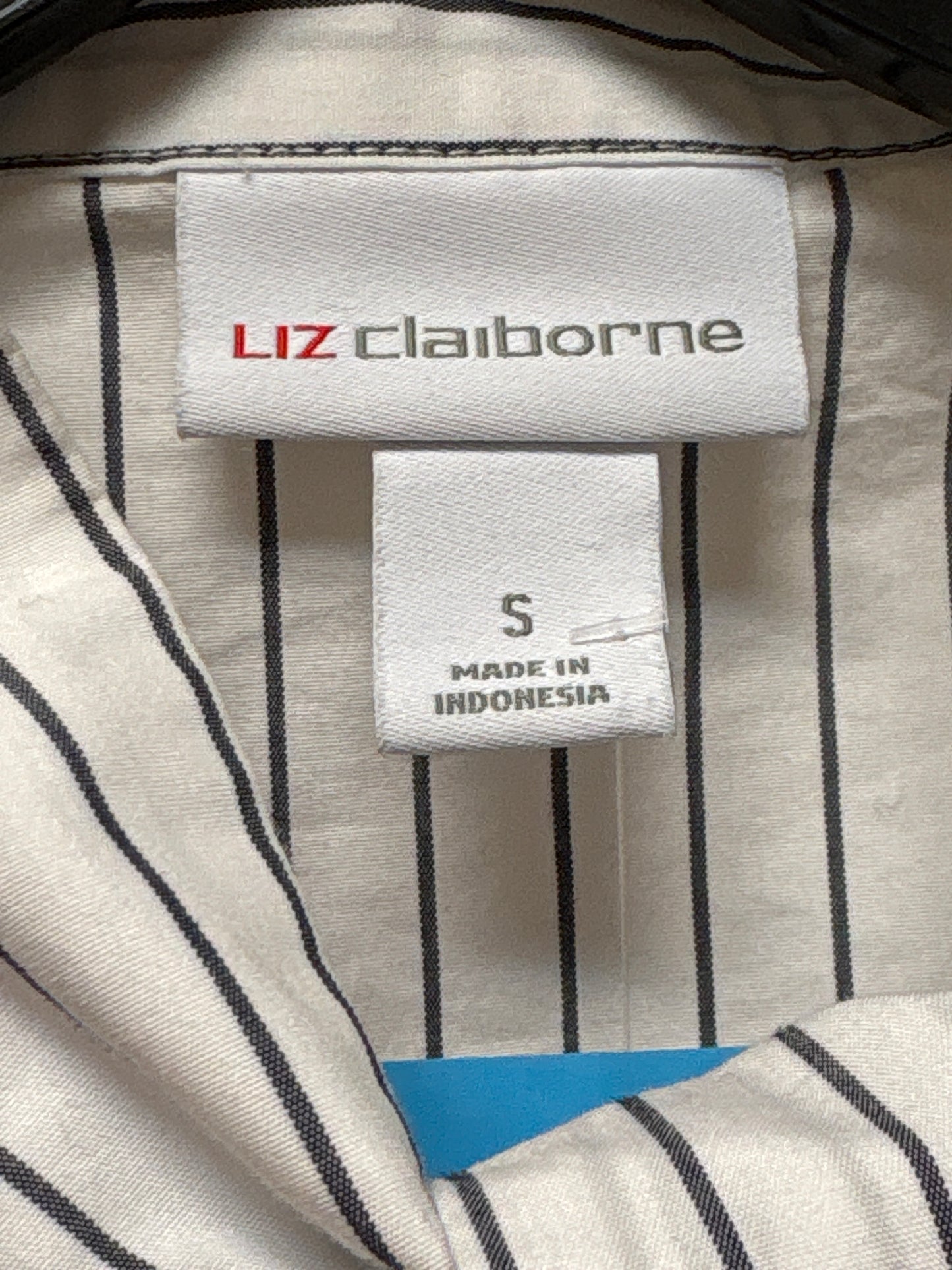 Top Sleeveless By Liz Claiborne In White, Size: S