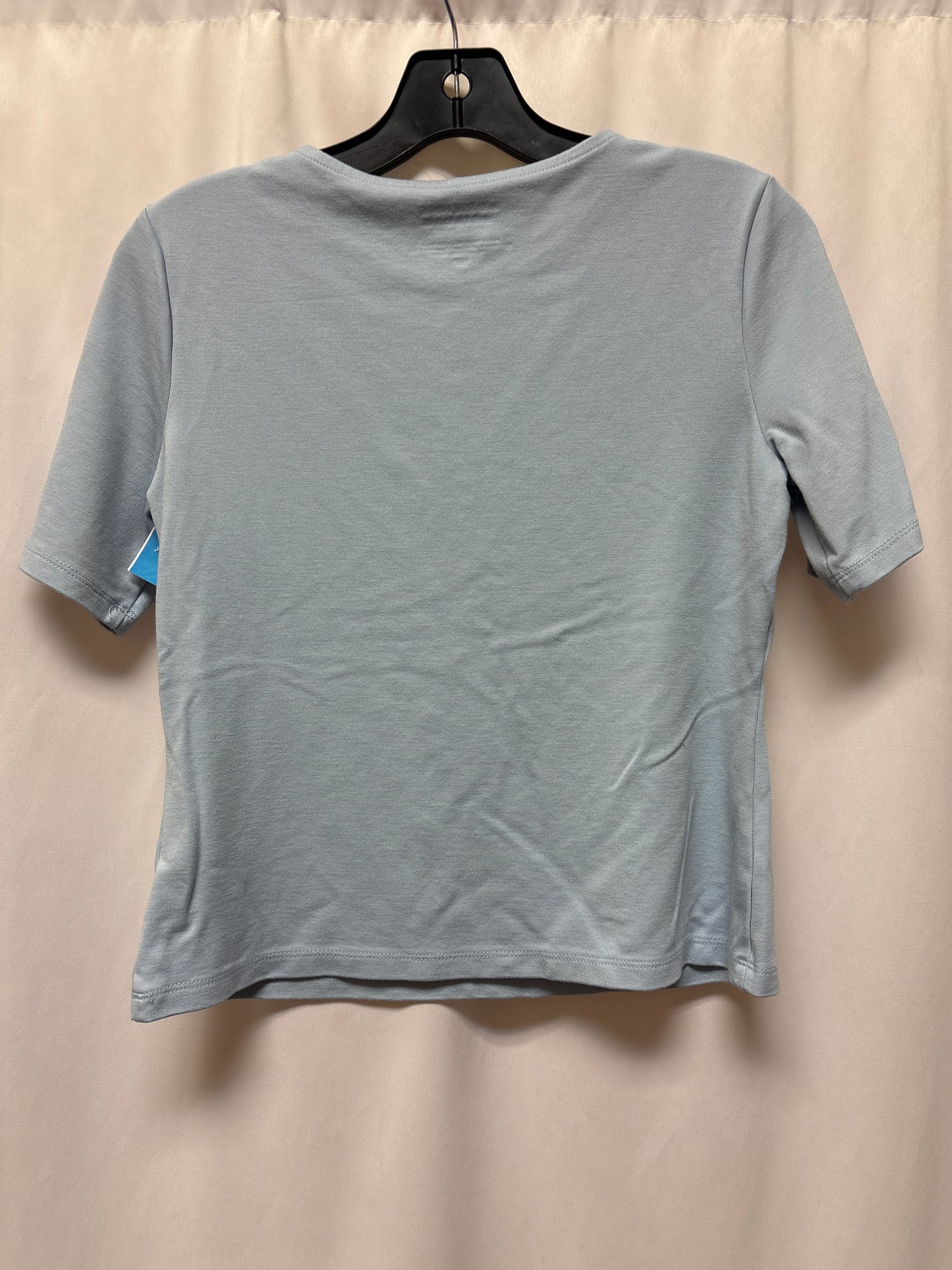 Top Short Sleeve By Adrienne Vittadini In Blue, Size: S