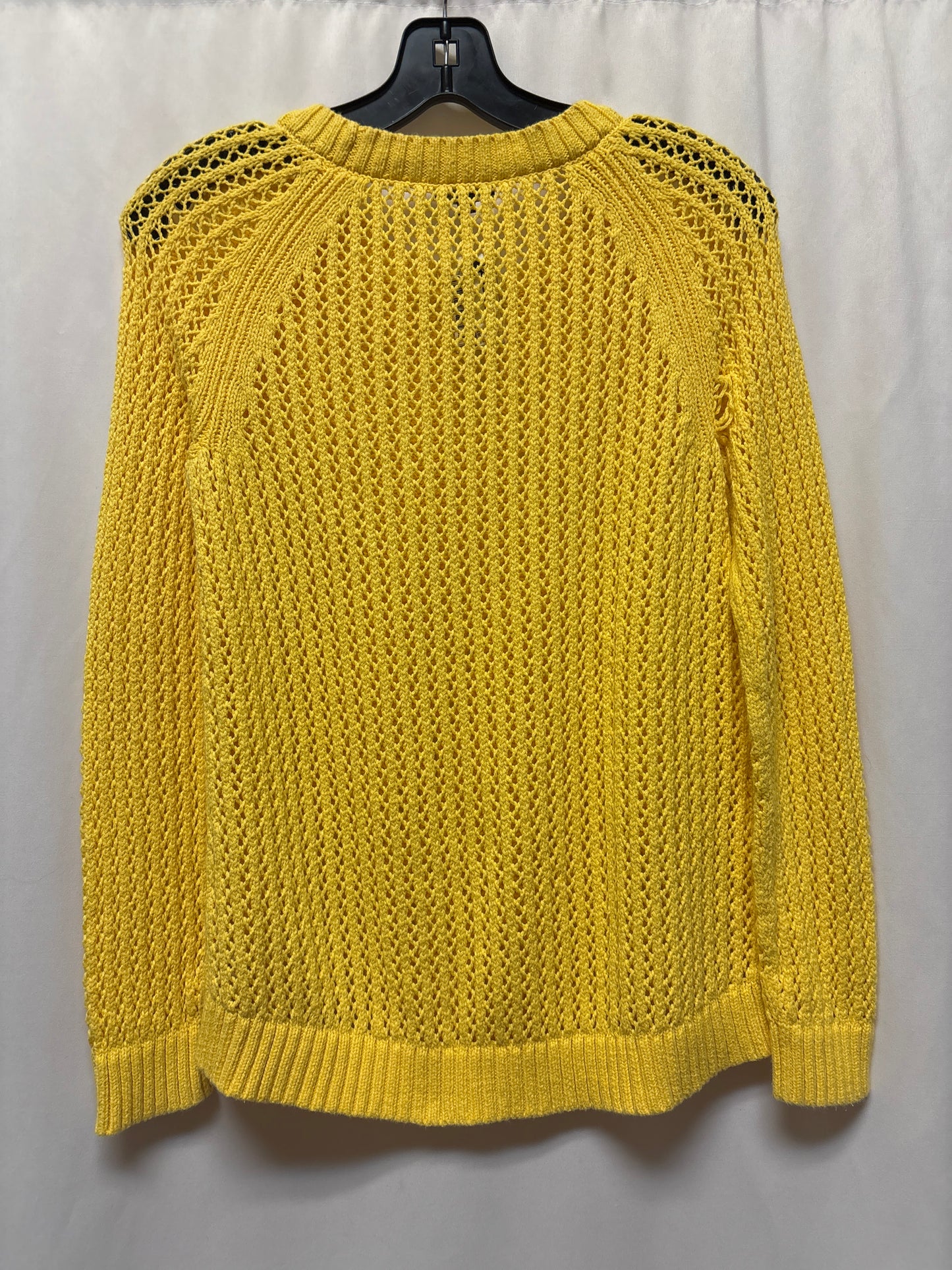 Sweater By Talbots In Yellow, Size: S