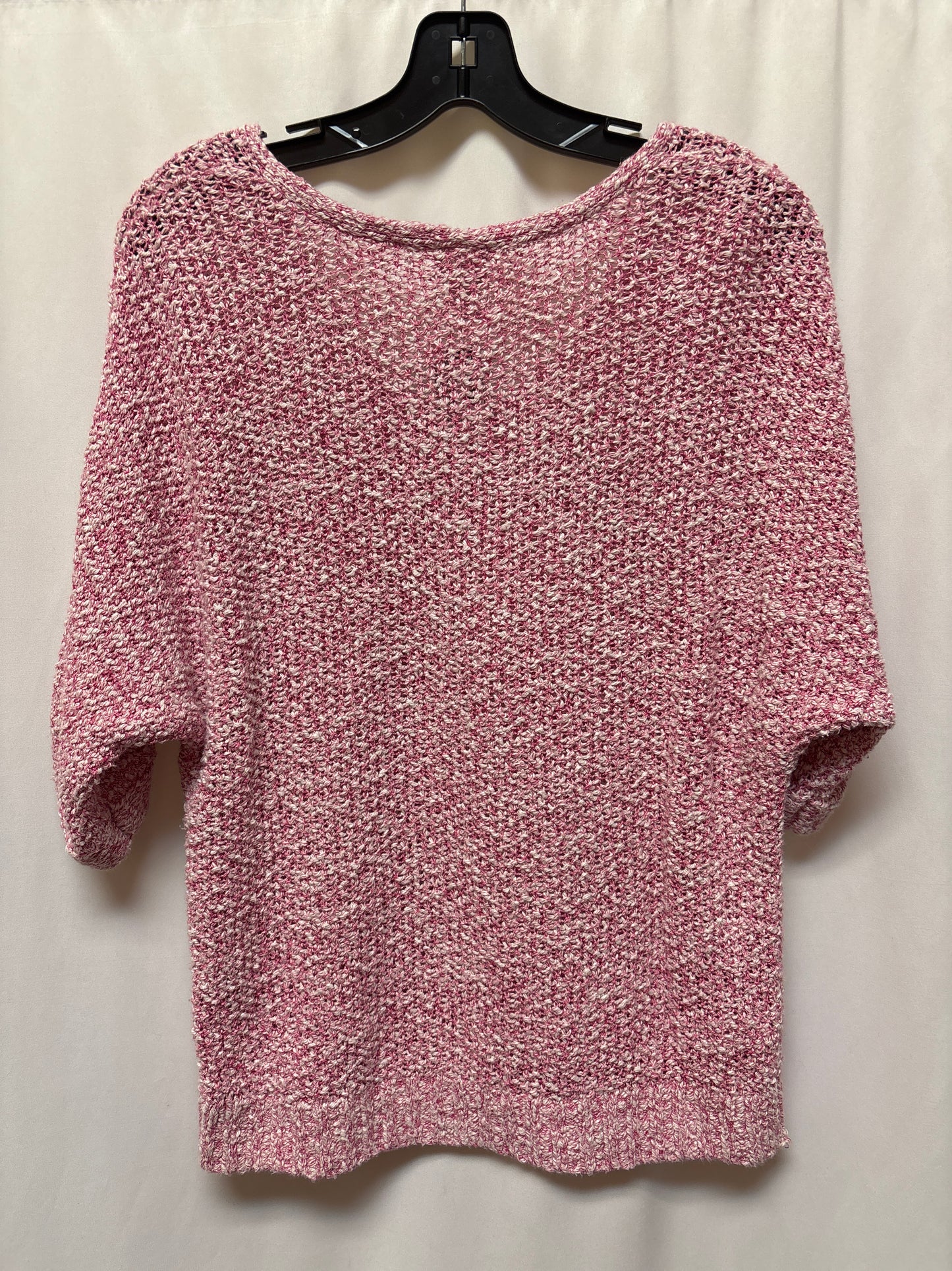 Top Short Sleeve By Chicos In Pink, Size: S