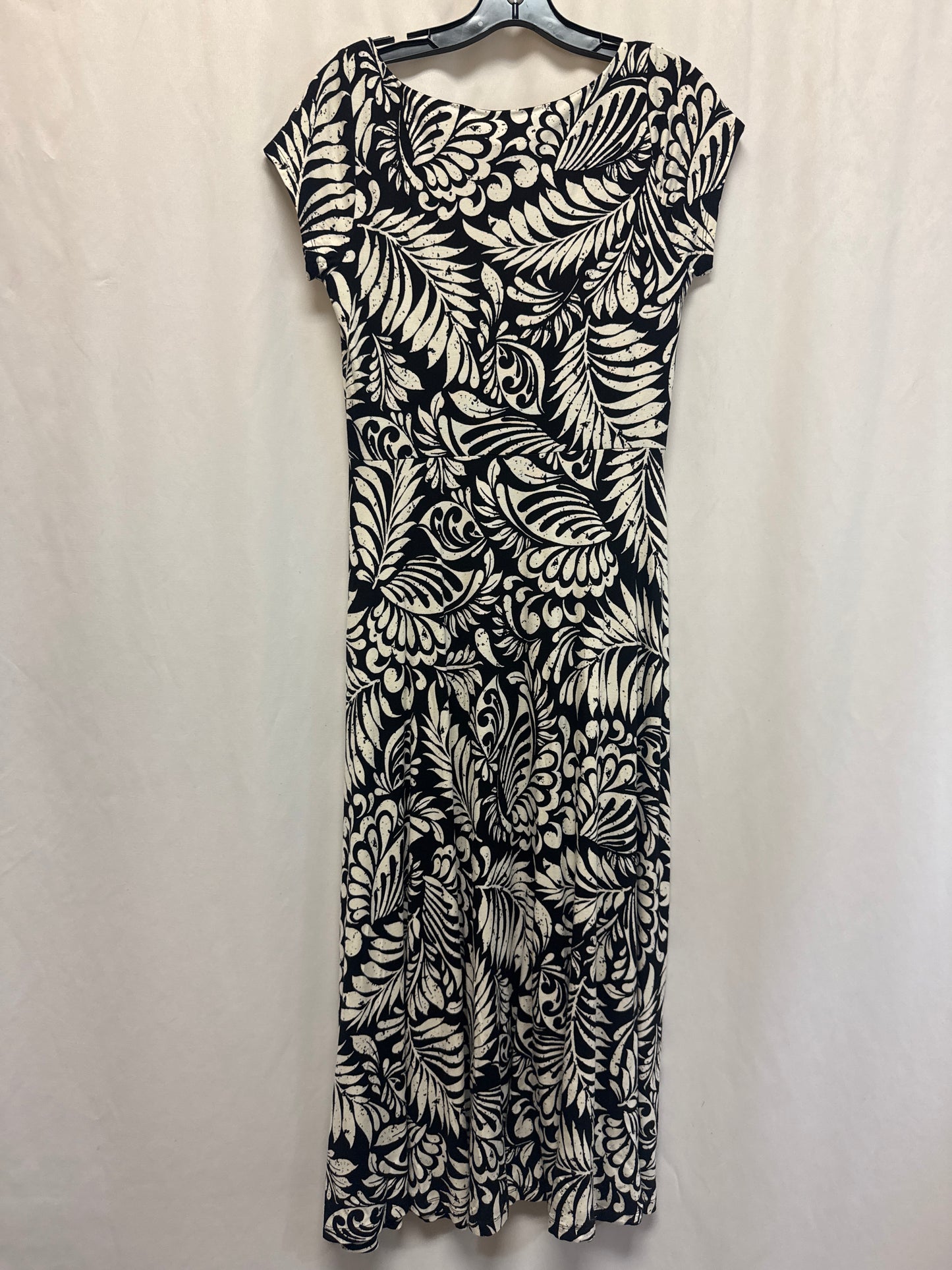 Dress Casual Maxi By Loft In Black & White, Size: S