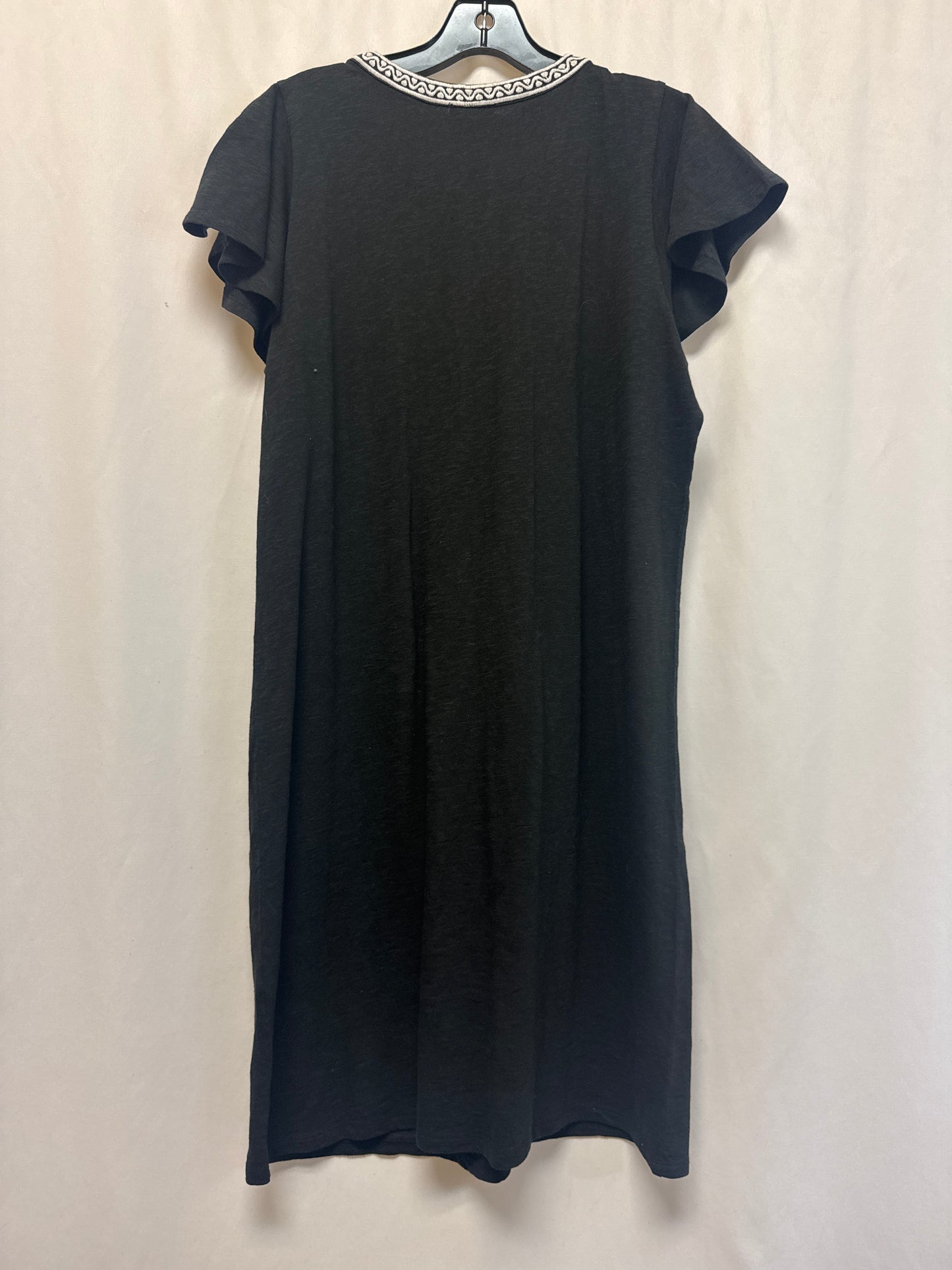 Dress Casual Midi By Talbots In Black, Size: M