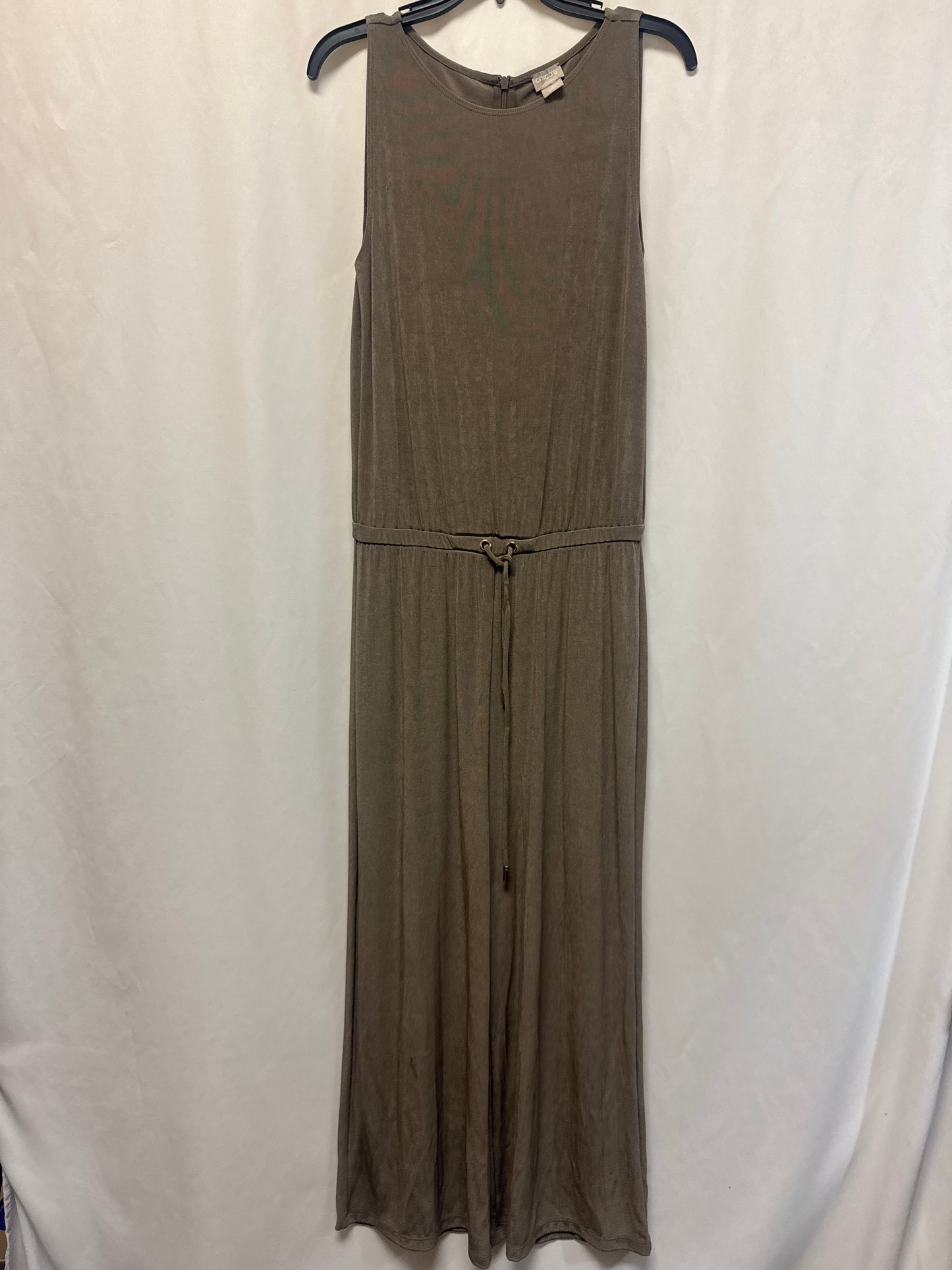 Jumpsuit By Chicos In Taupe, Size: S