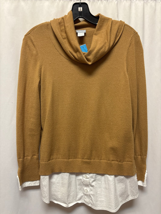 Top Long Sleeve By Chicos In Beige, Size: S