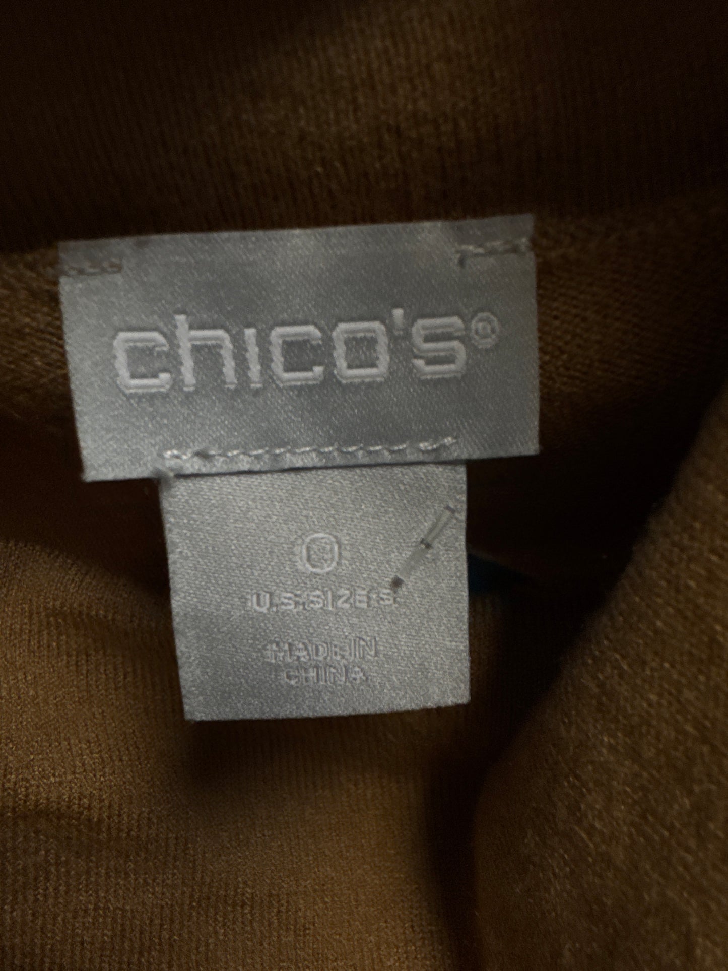 Top Long Sleeve By Chicos In Beige, Size: S