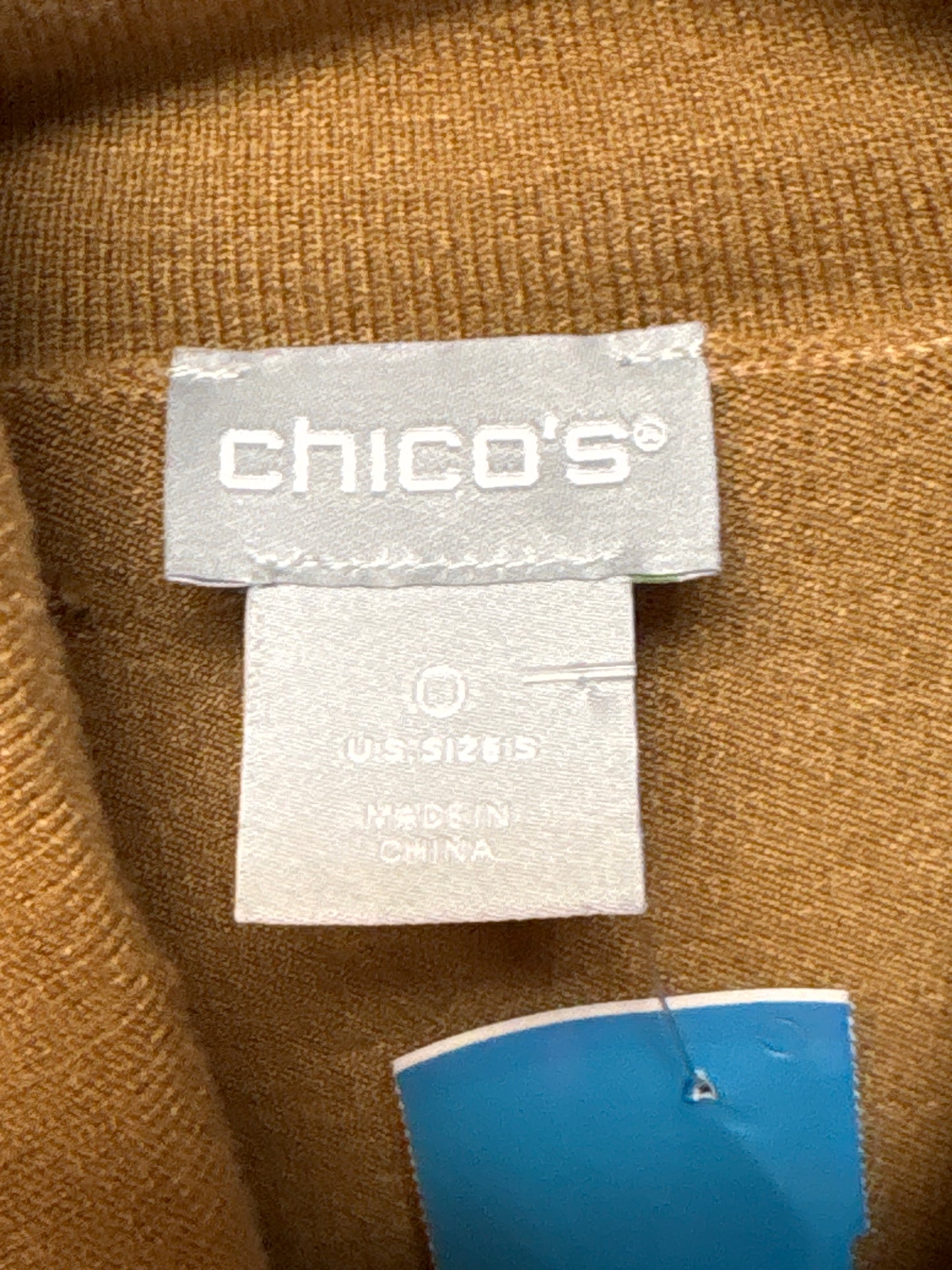 Top Long Sleeve By Chicos In Beige, Size: S