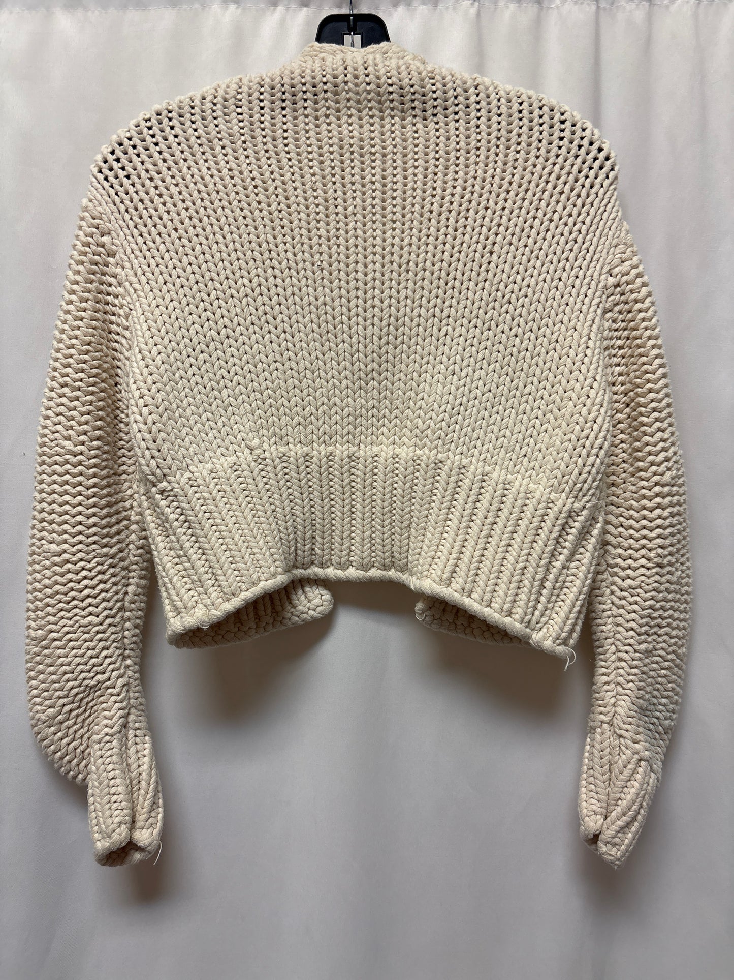 Sweater Cardigan By Free People In Cream, Size: Xs