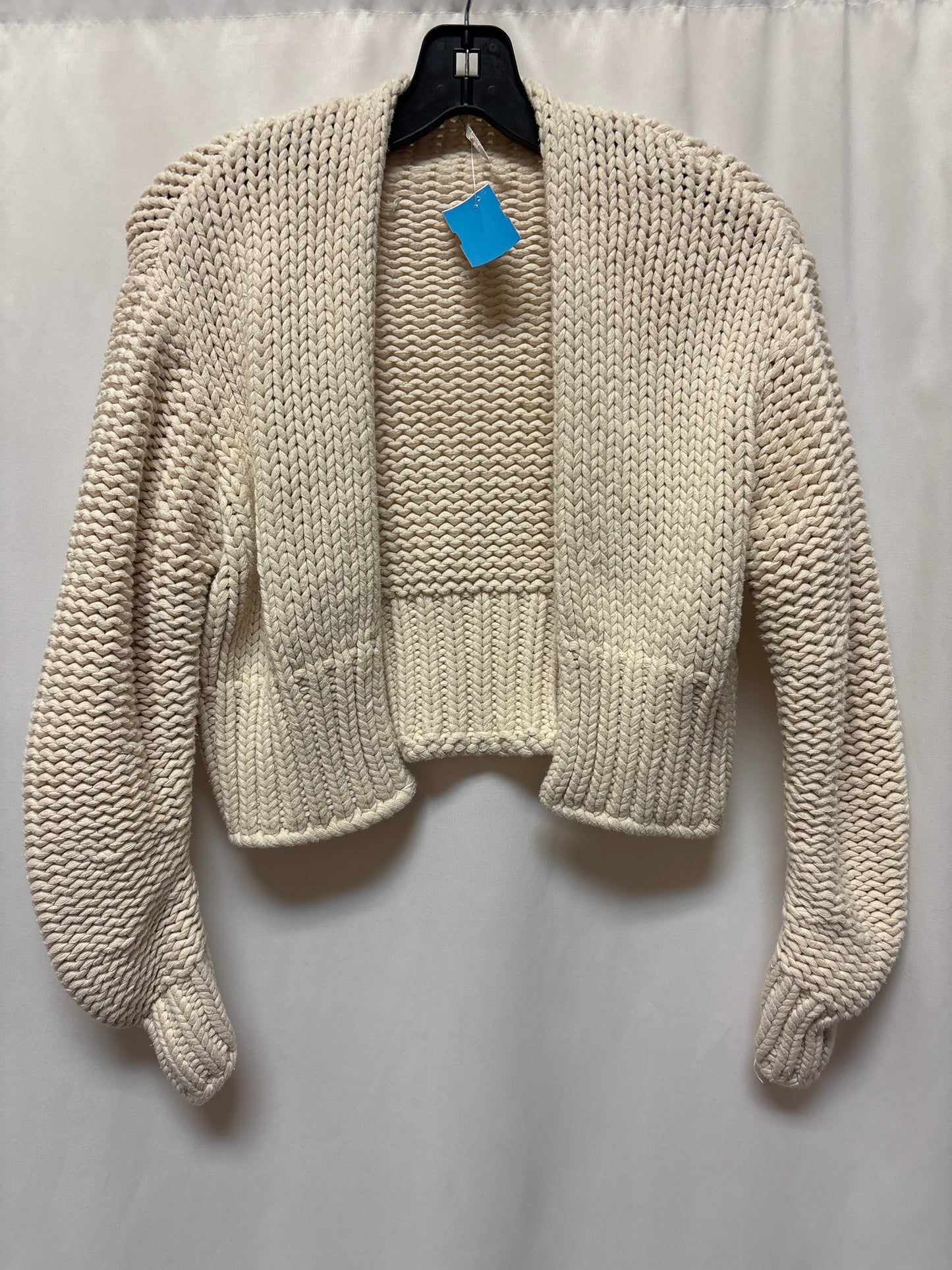 Sweater Cardigan By Free People In Cream, Size: Xs