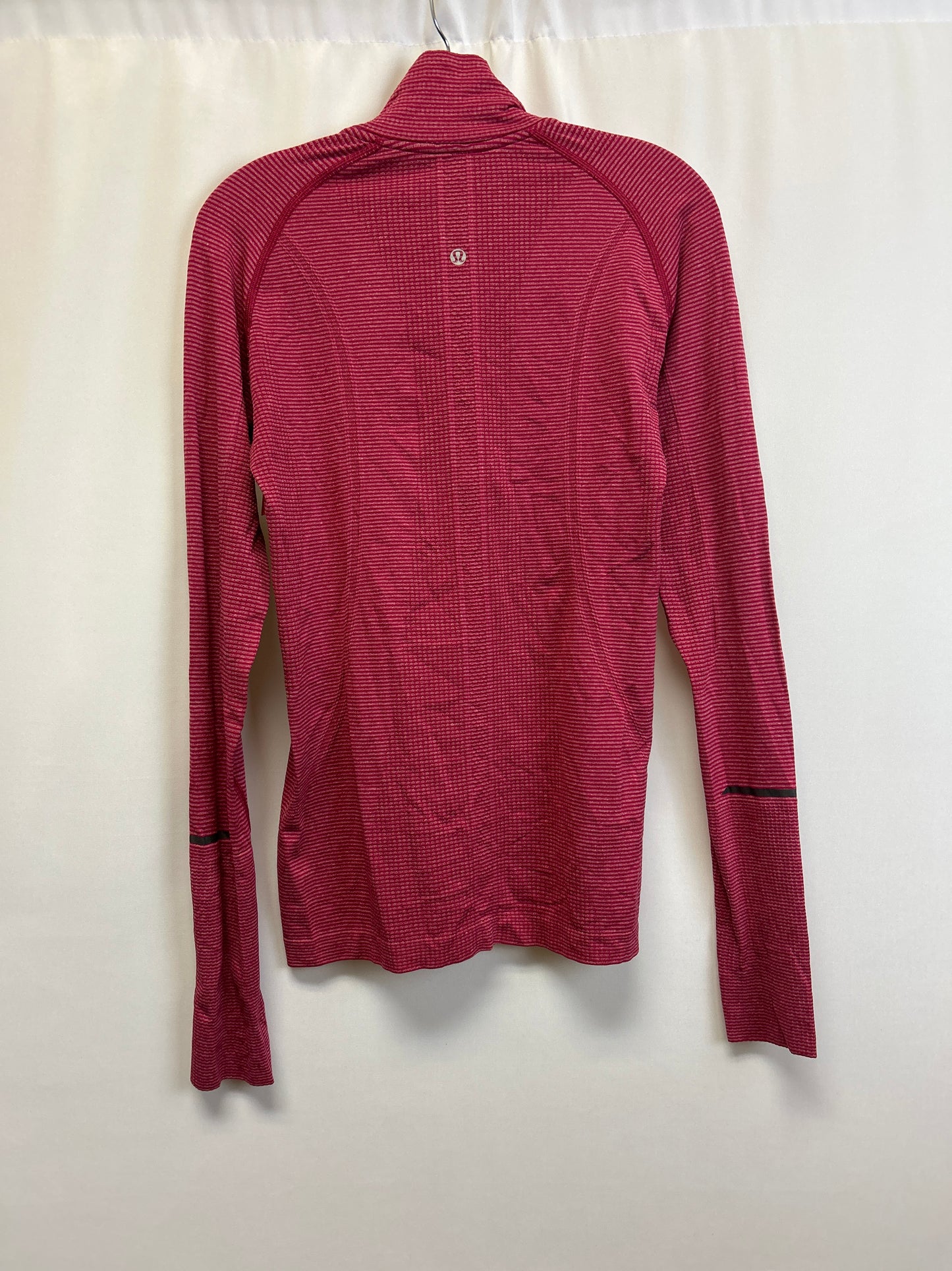 Athletic Top Long Sleeve Collar By Lululemon  Size: 10