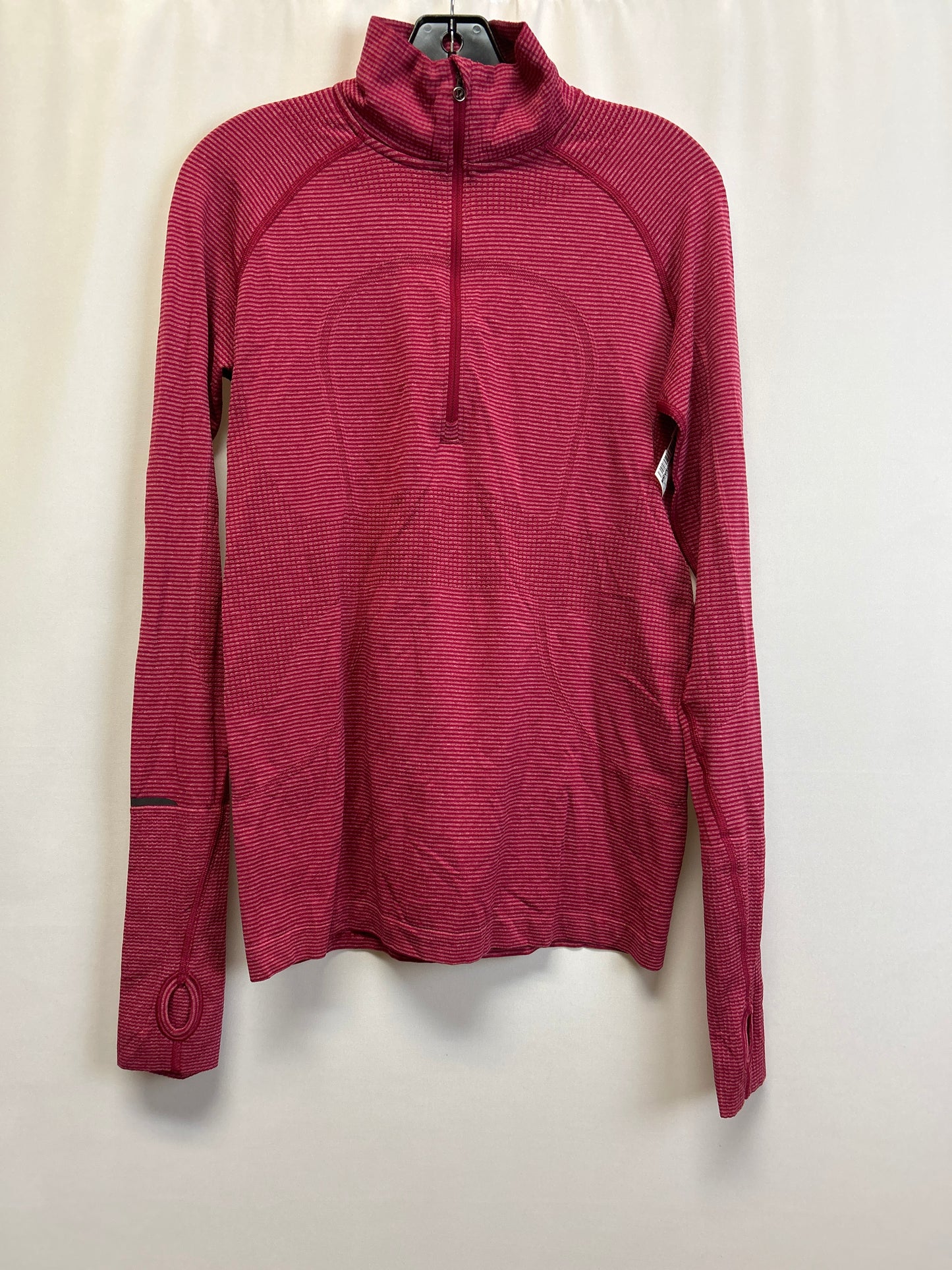 Athletic Top Long Sleeve Collar By Lululemon  Size: 10