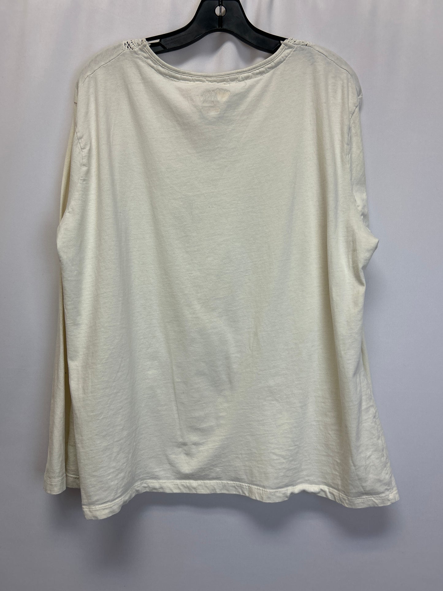 Top Long Sleeve By Natural Reflections  Size: 2x