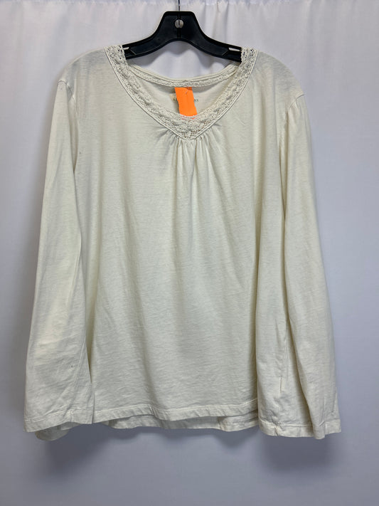 Top Long Sleeve By Natural Reflections  Size: 2x