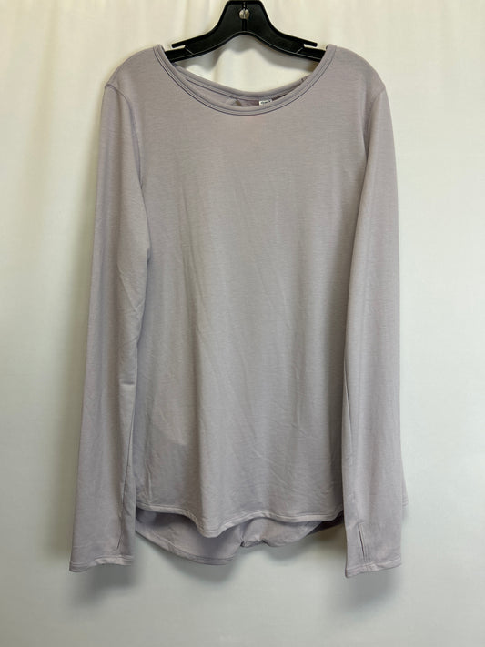 Athletic Top Long Sleeve Crewneck By Old Navy  Size: L