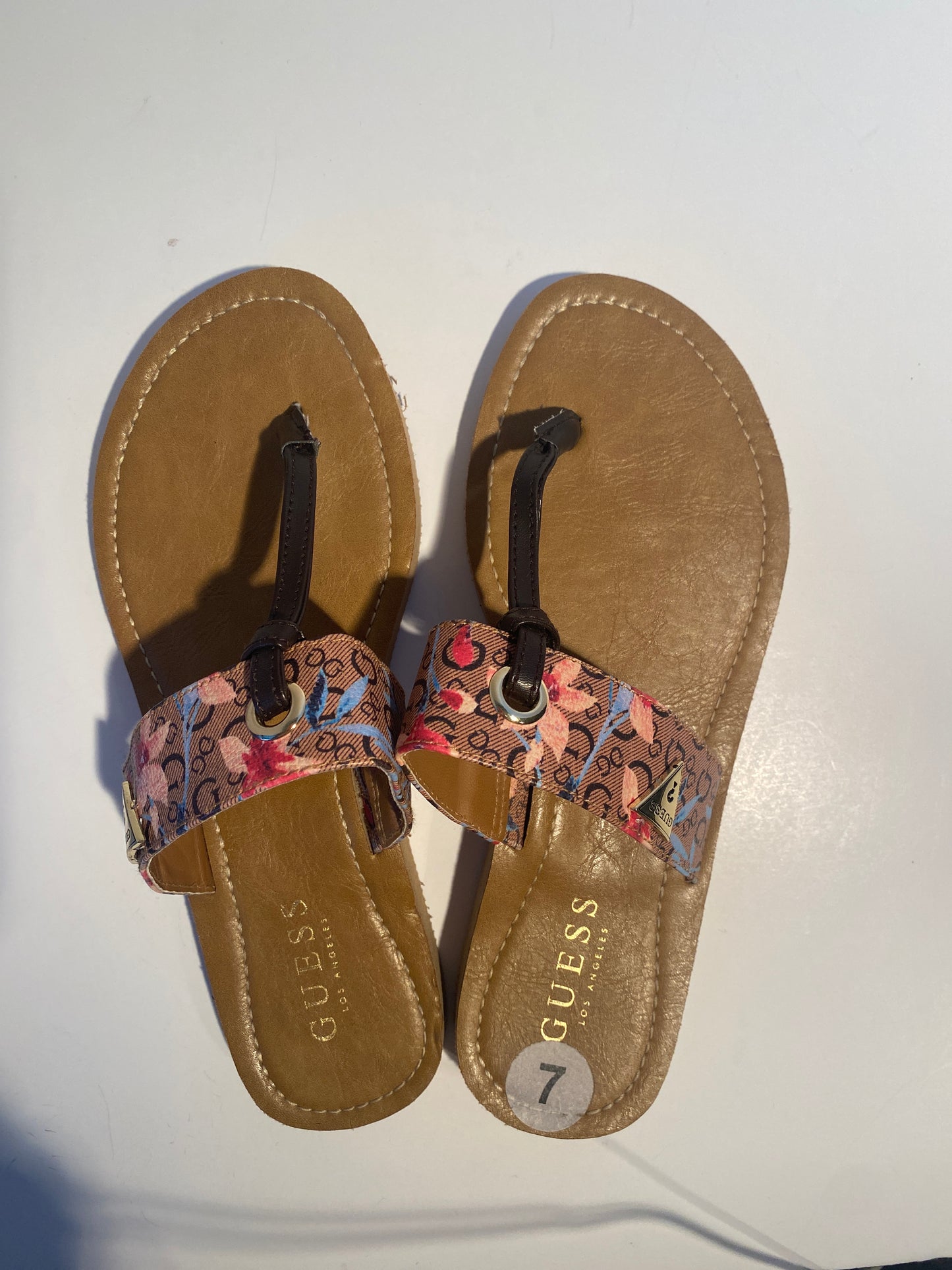 Sandals Flip Flops By Guess  Size: 7