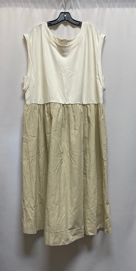 Dress Casual Midi By Anthropologie  Size: 3x