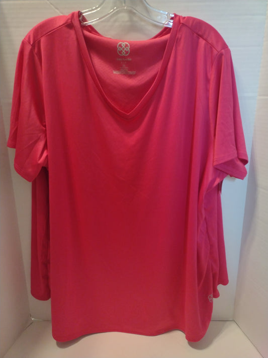 Athletic Top Short Sleeve By Daisy Fuentes  Size: 3x