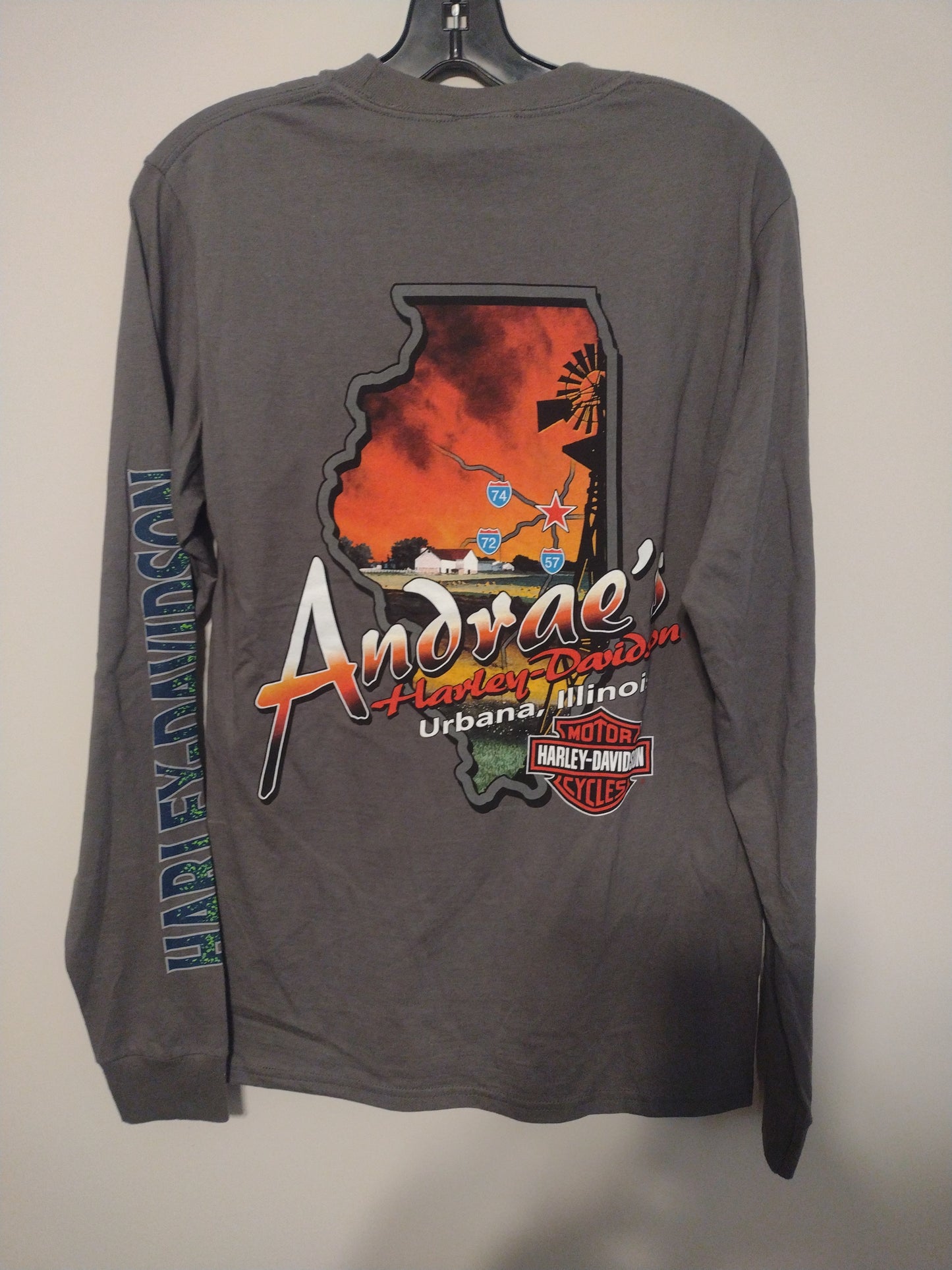 Top Long Sleeve By Harley Davidson  Size: S