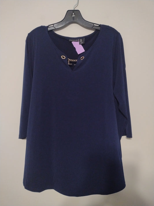 Top 3/4 Sleeve By Tahari  Size: 1x