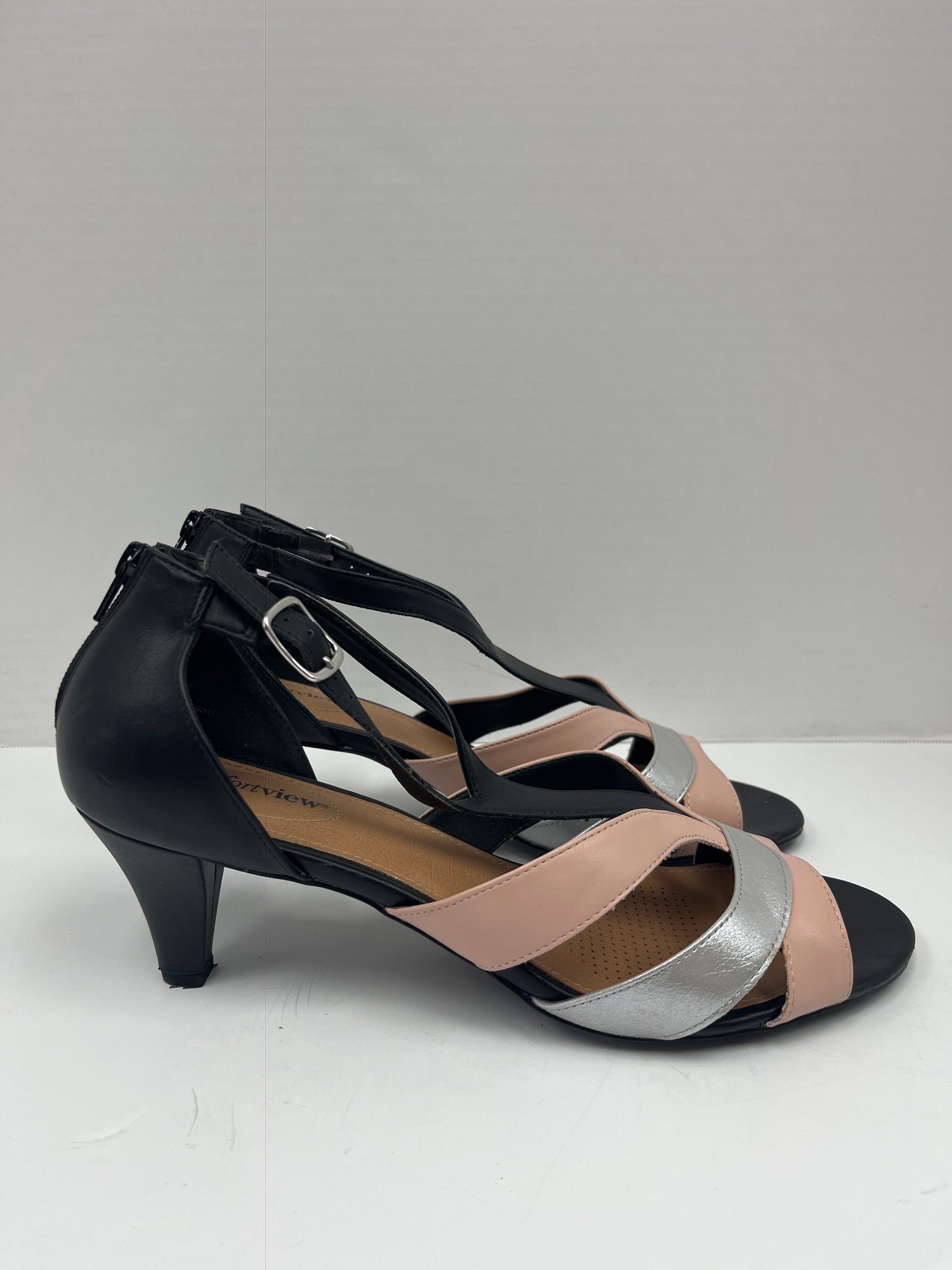 Sandals Heels Block By Comfortview  Size: 12